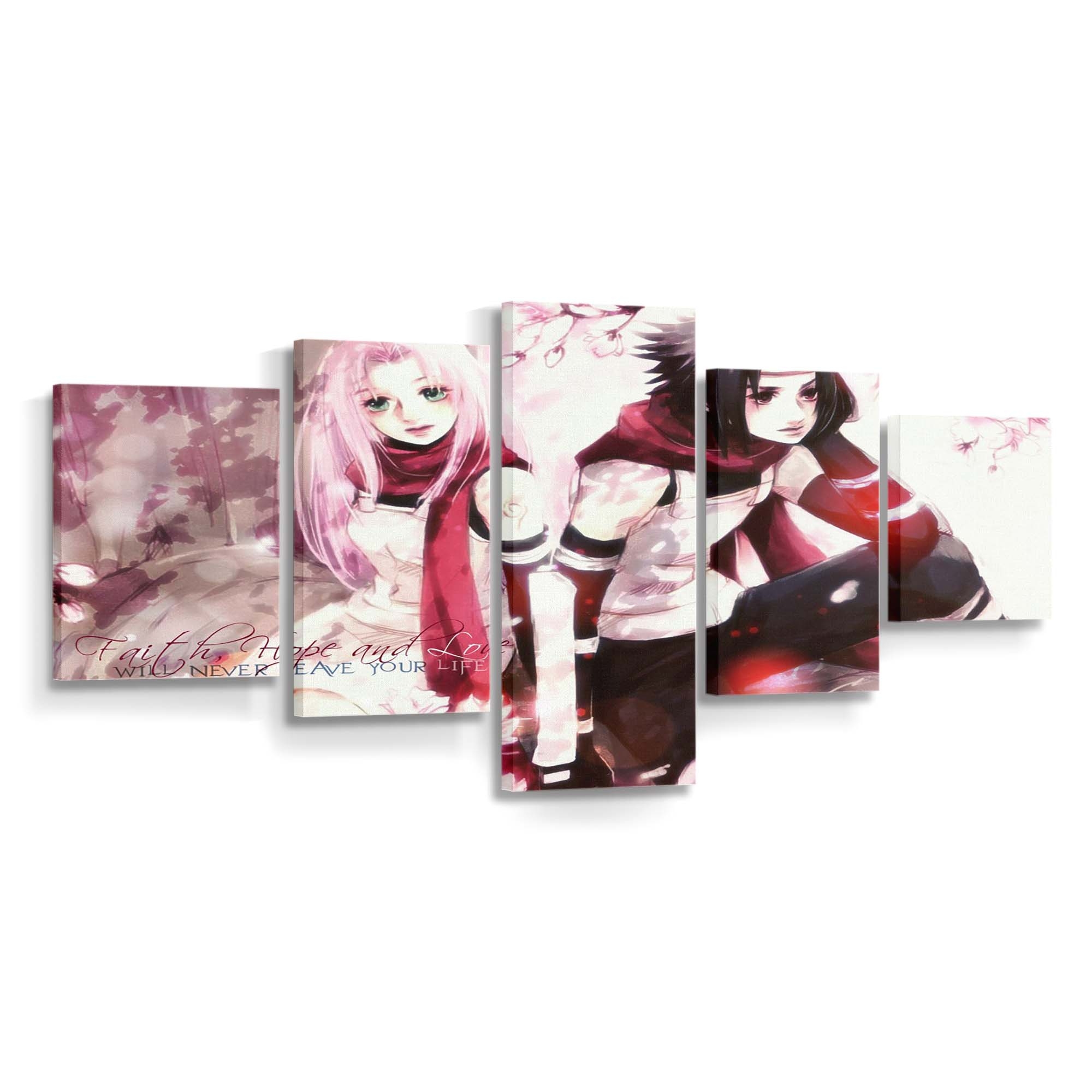 Haruno Sakura Naruto Shippuuden Uchiha Sasuke - Anime Wandbild - Leinwandbild 1280x960 pxharuno sakuranaruto shippuudenuchiha sasuke