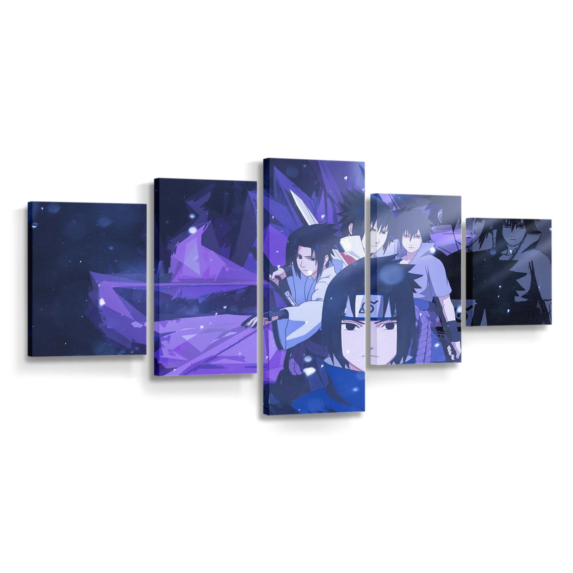 Naruto Shippuuden Uchiha Sasuke - Anime Wandbild - Leinwandbild 1920x1080 pxnaruto shippuudenuchiha sasuke