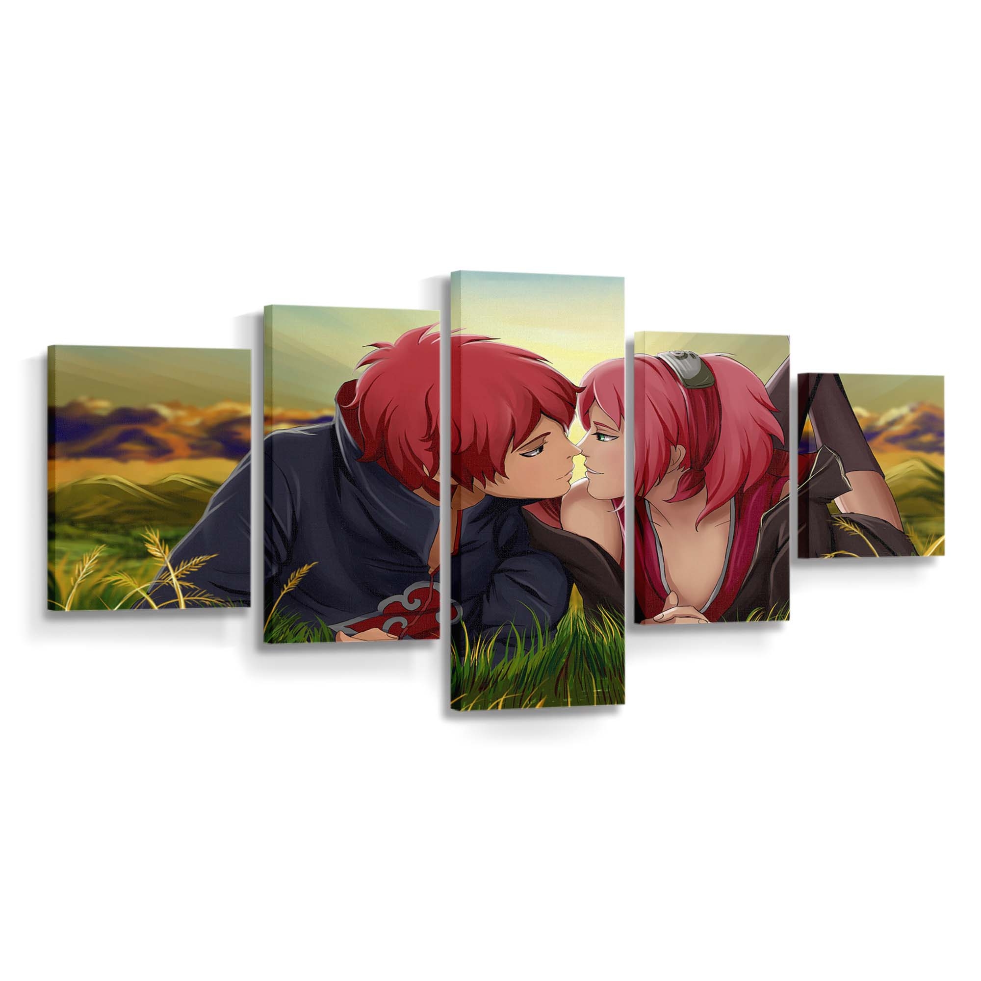 Akasuna Art Dressing Haruno Love - Anime Wandbild - Leinwandbild 2000x1238