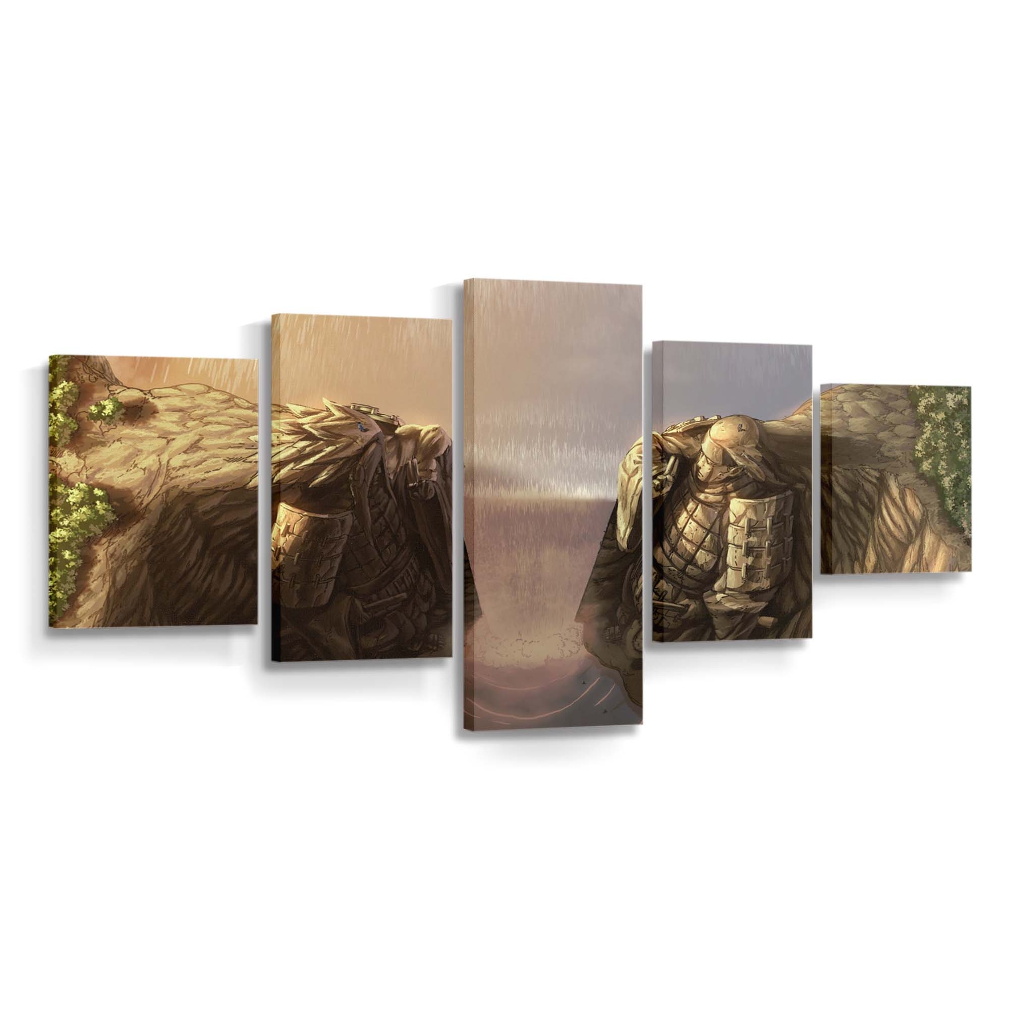 Anime Artwork Game Manga Naruto - Anime Wandbild - Leinwandbild 2560x1440