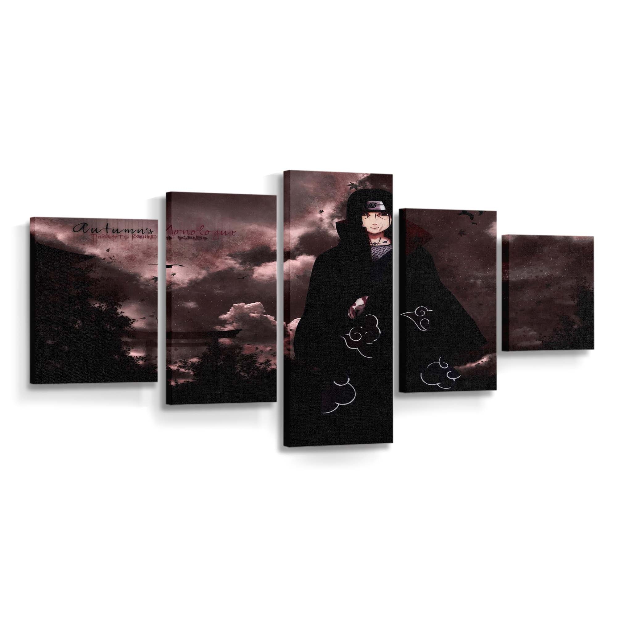 Akatsuki Naruto Shippuuden Clouds Uchiha Itachi - Anime Wandbild - Leinwandbild akatsukinaruto shippuuden1600x1200 pxcloudsuchiha itachi