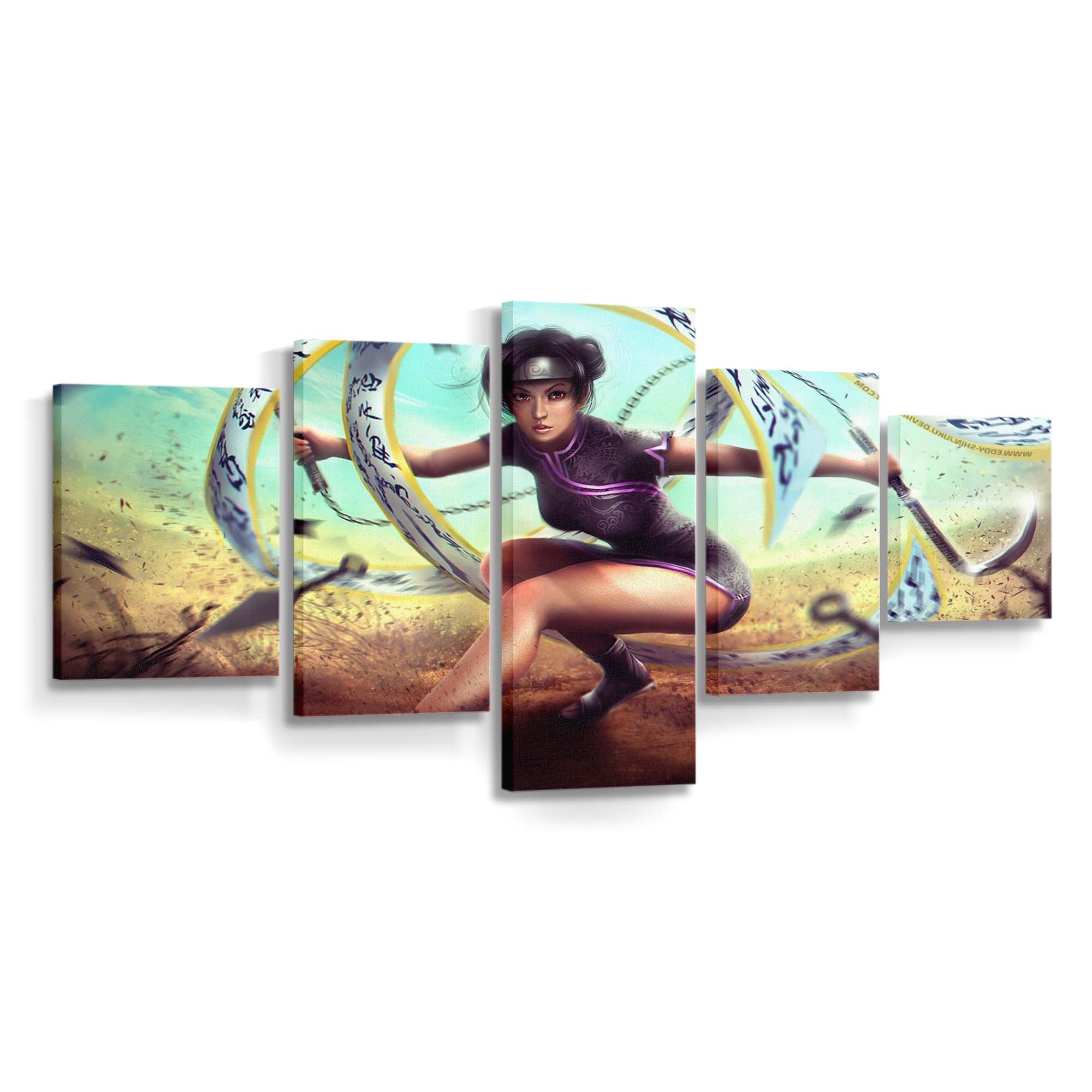 Anime Girls Kunoichi Naruto Shippuuden Realistic - Anime Wandbild - Leinwandbild anime1920x1080 pxanime girlskunoichinaruto shippuudenrealistic