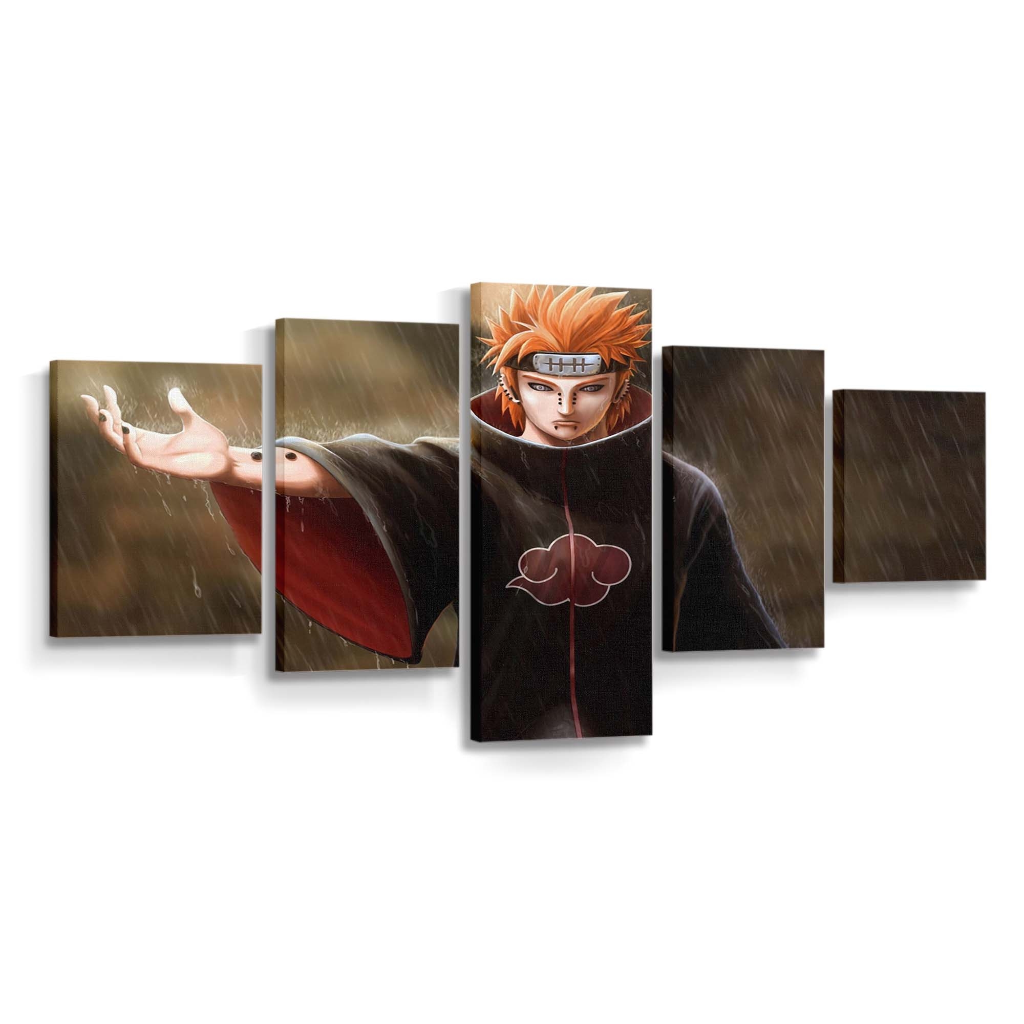 Anime Boys Manga Naruto Shippuuden Person Pein - Anime Wandbild - Leinwandbild animeanime boysmanganaruto shippuudenpersonpein