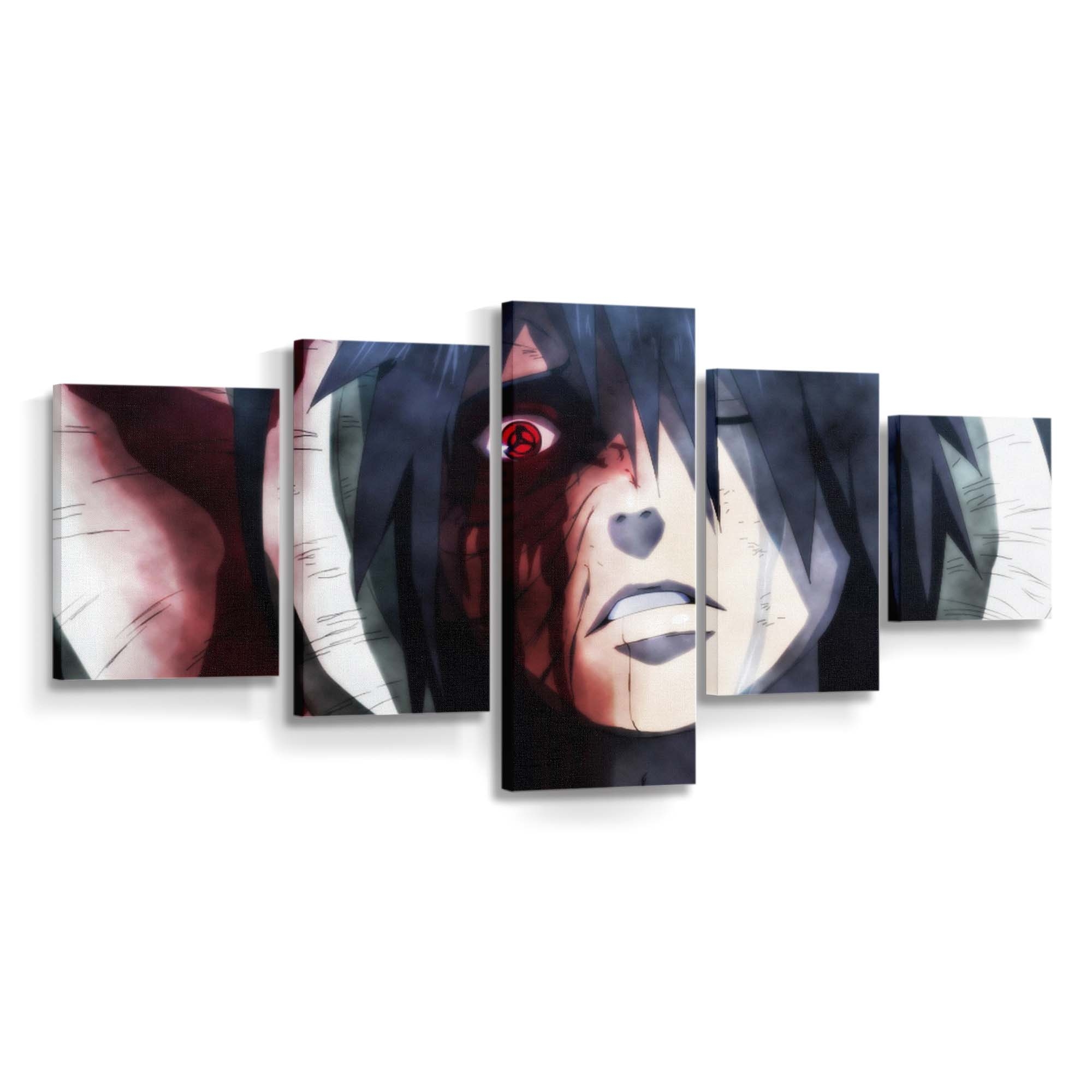 Anime Boys Naruto Shippuuden Sharingan Comics Uchiha Obito - Anime Wandbild - Leinwandbild animeanime boysnaruto shippuudensharingancomicsuchiha obito