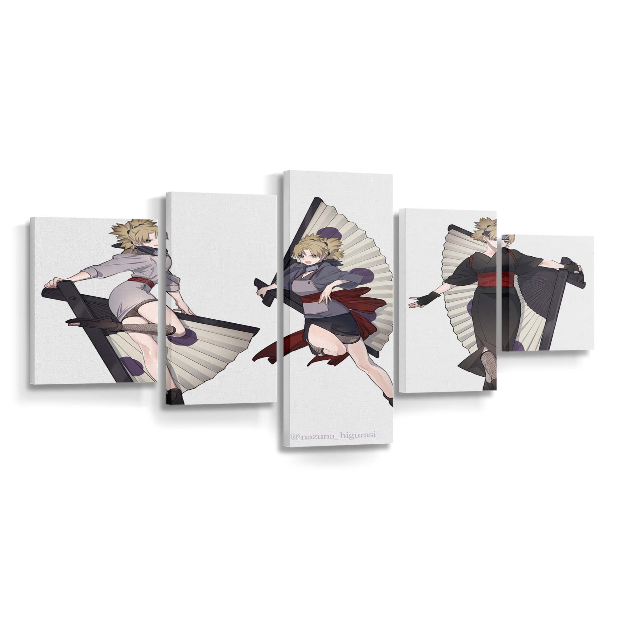 Anime Girls Naruto Anime Shippuuden Simple Temari - Anime Wandbild - Leinwandbild animeanime girlsnaruto animenaruto shippuudensimple backgroundtemari