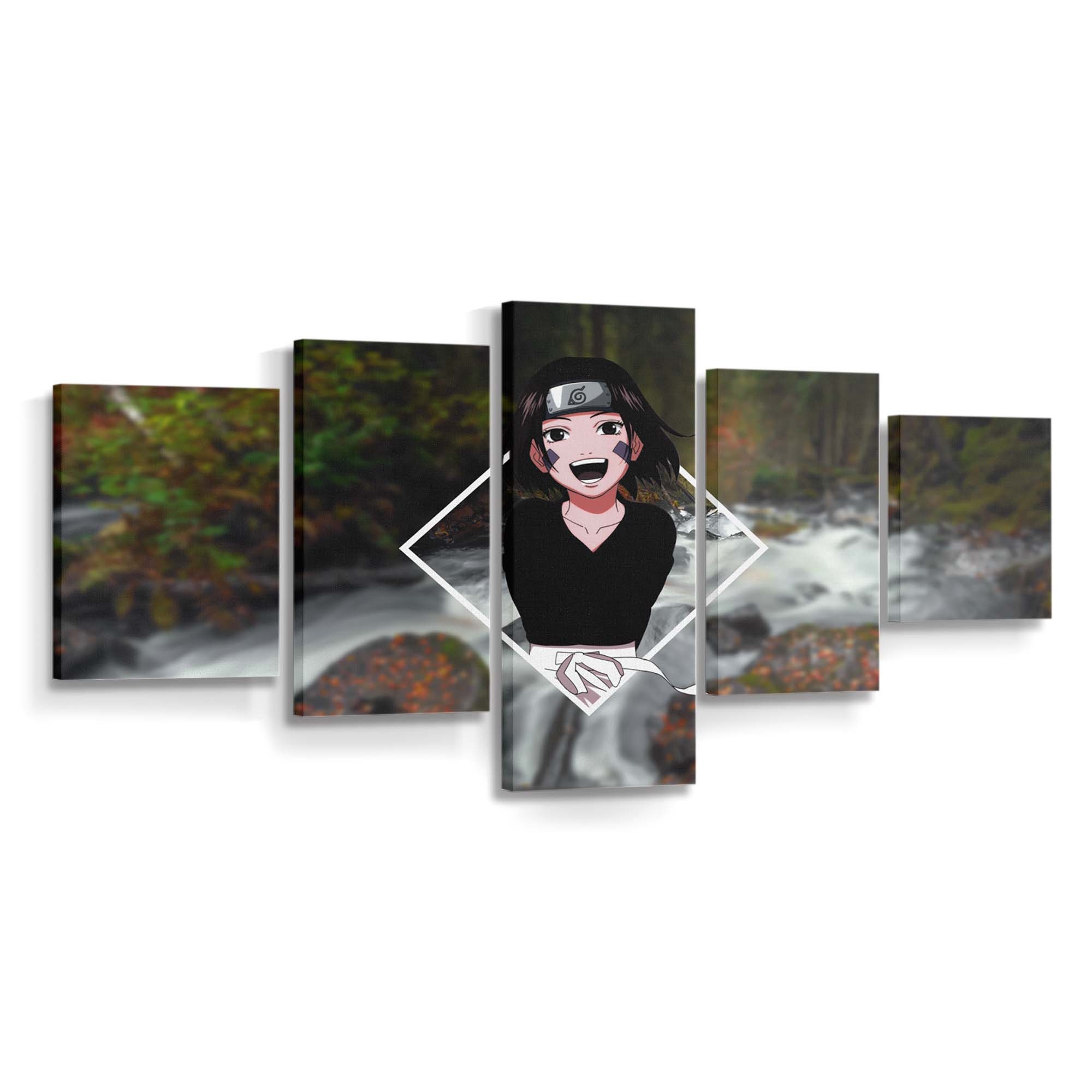 Anime Girls Picture In Picture Nohara Rin Naruto Shippuuden Raidy - Anime Wandbild - Leinwandbild animeanime girlspicture in picturenohara rinnaruto shippuudenraidy hd