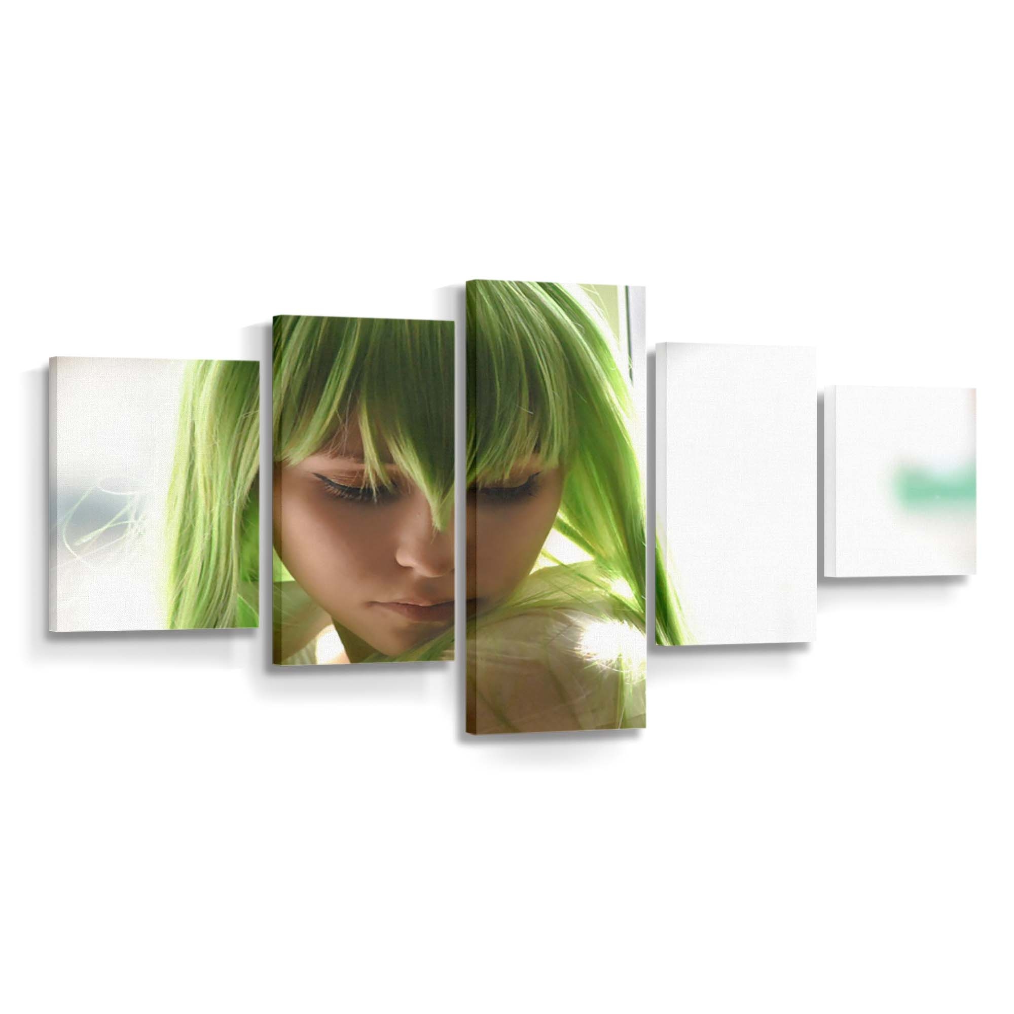 Anime Girls Tattoo Women11 Artist Model - Anime Wandbild - Leinwandbild animeanime girlstattoowomen00111 artistmodel