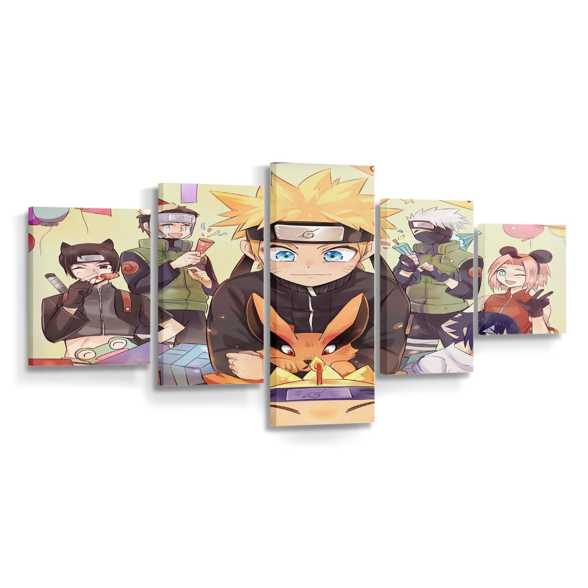 Naruto Ninja Sturm – Kraft Der Elemente - Anime Wandbild - Leinwandbild animeartworkgamemanganaruto2000x1900