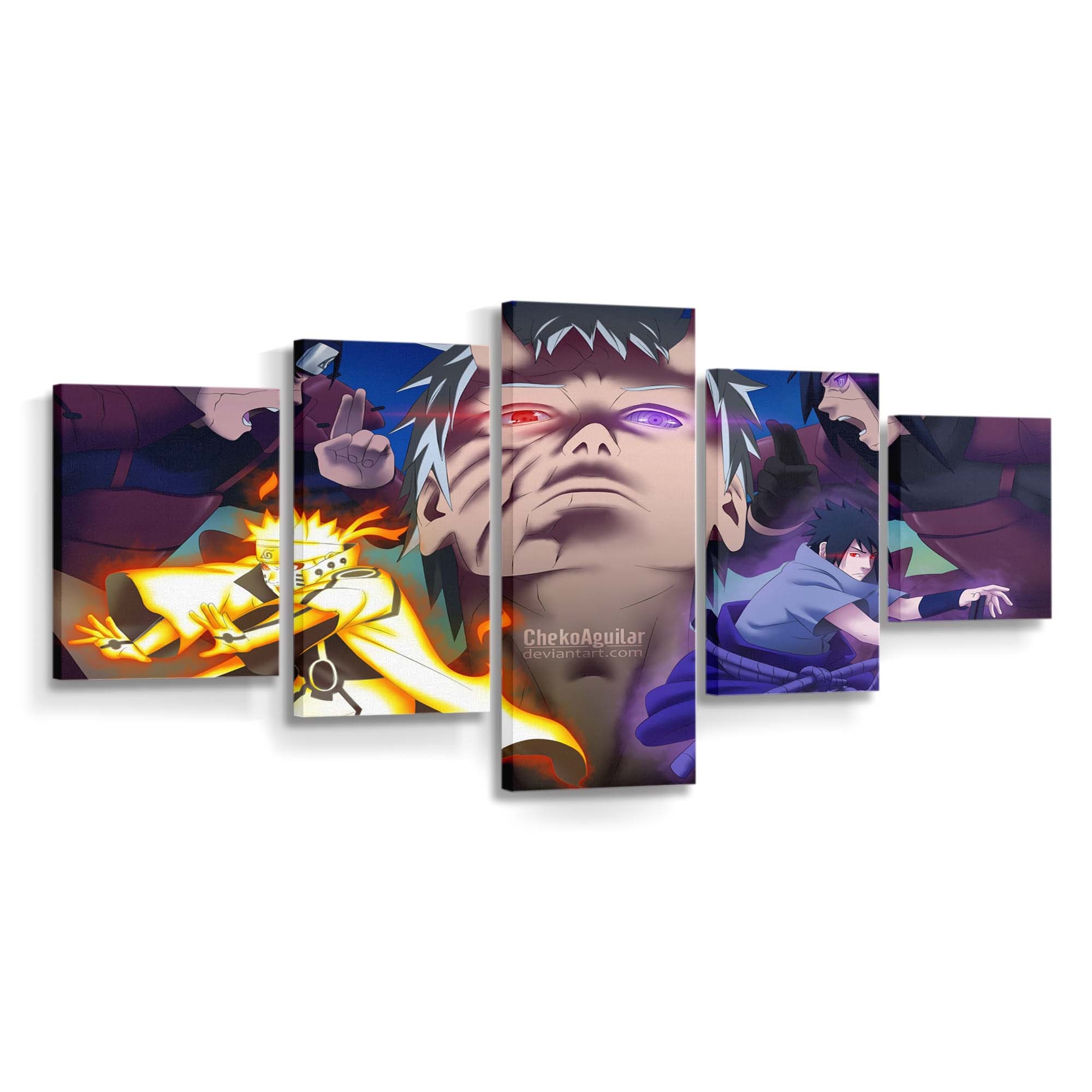 Naruto Feuerschlacht – Wenn Helden Brennen - Anime Wandbild - Leinwandbild animeartworkgamemanganaruto4000x2878