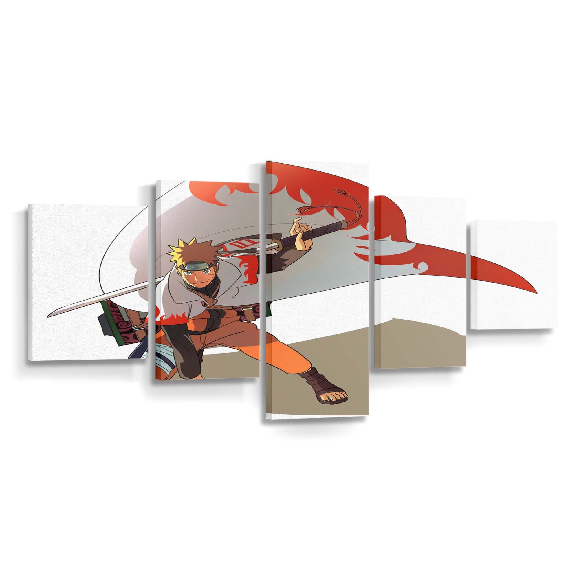 Naruto Legende Von Konoha – Der Ninja Des Lichts - Anime Wandbild - Leinwandbild animeartworkgamemanganaruto4143x2981