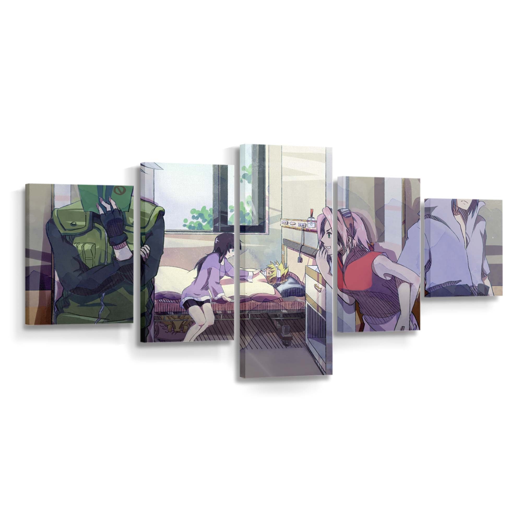 Anime Artwork Hatake Kakashi Naruto Shippuuden Anime Girls Purple - Anime Wandbild - Leinwandbild animeartworkhatake kakashinaruto shippuudenanime girlspurple