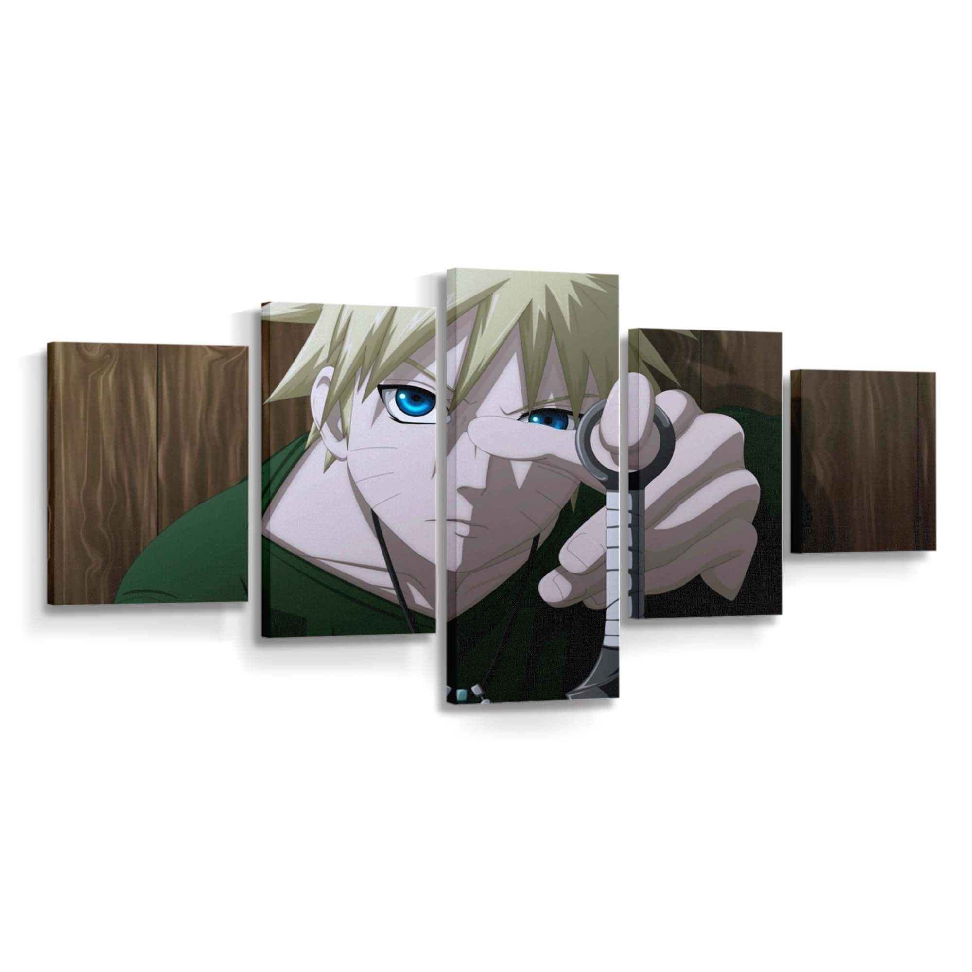 Anime Artwork Naruto Shippuuden Uzumaki Naruto Blue Eyes Black Hair - Anime Wandbild - Leinwandbild animeartworknaruto shippuudenuzumaki narutoblue eyesblack hair