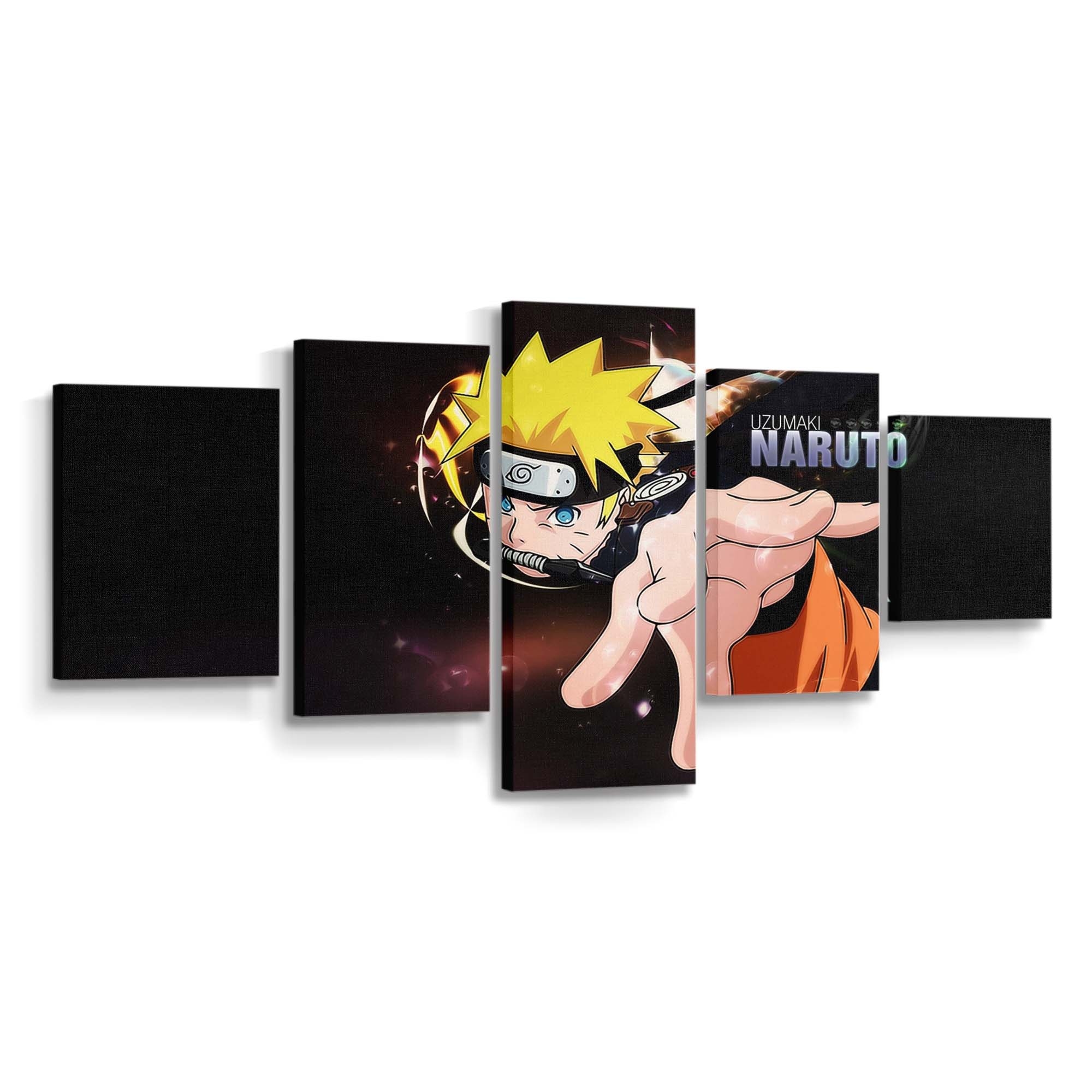 Anime Cartoon Comics Naruto Ninja - Anime Wandbild - Leinwandbild animecartooncomicsnarutoscreenshotninja