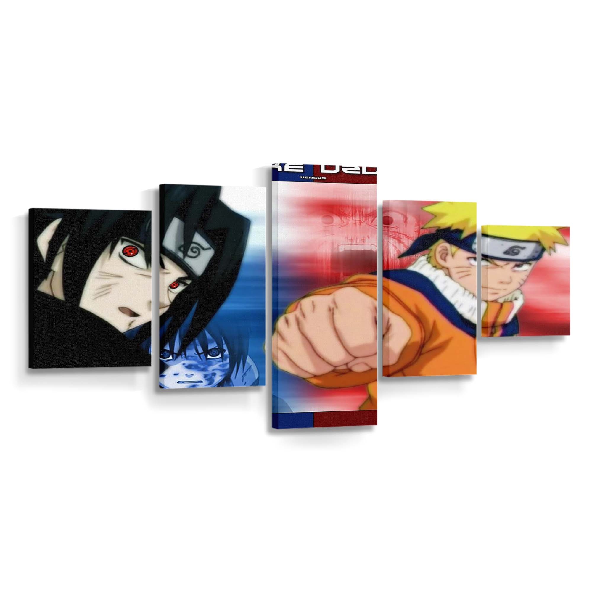 Anime Cartoon Naruto Shippuuden Uzumaki Naruto Uchiha Sasuke Comics - Anime Wandbild - Leinwandbild animecartoonnaruto shippuudenuzumaki narutouchiha sasukecomics