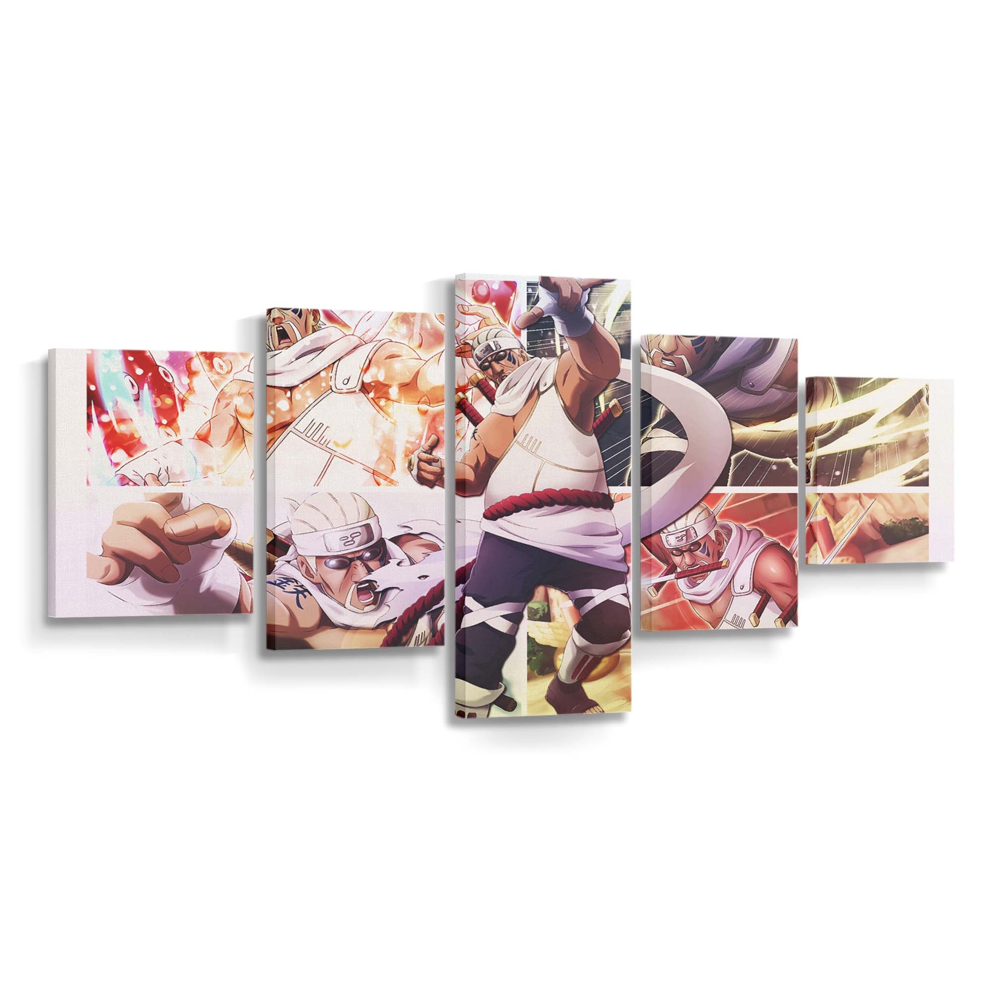 Anime Collage Dinocozero Anime Boys Naruto Anime Killer Bee - Anime Wandbild - Leinwandbild animecollagedinocozeroanime boysnaruto animekiller bee