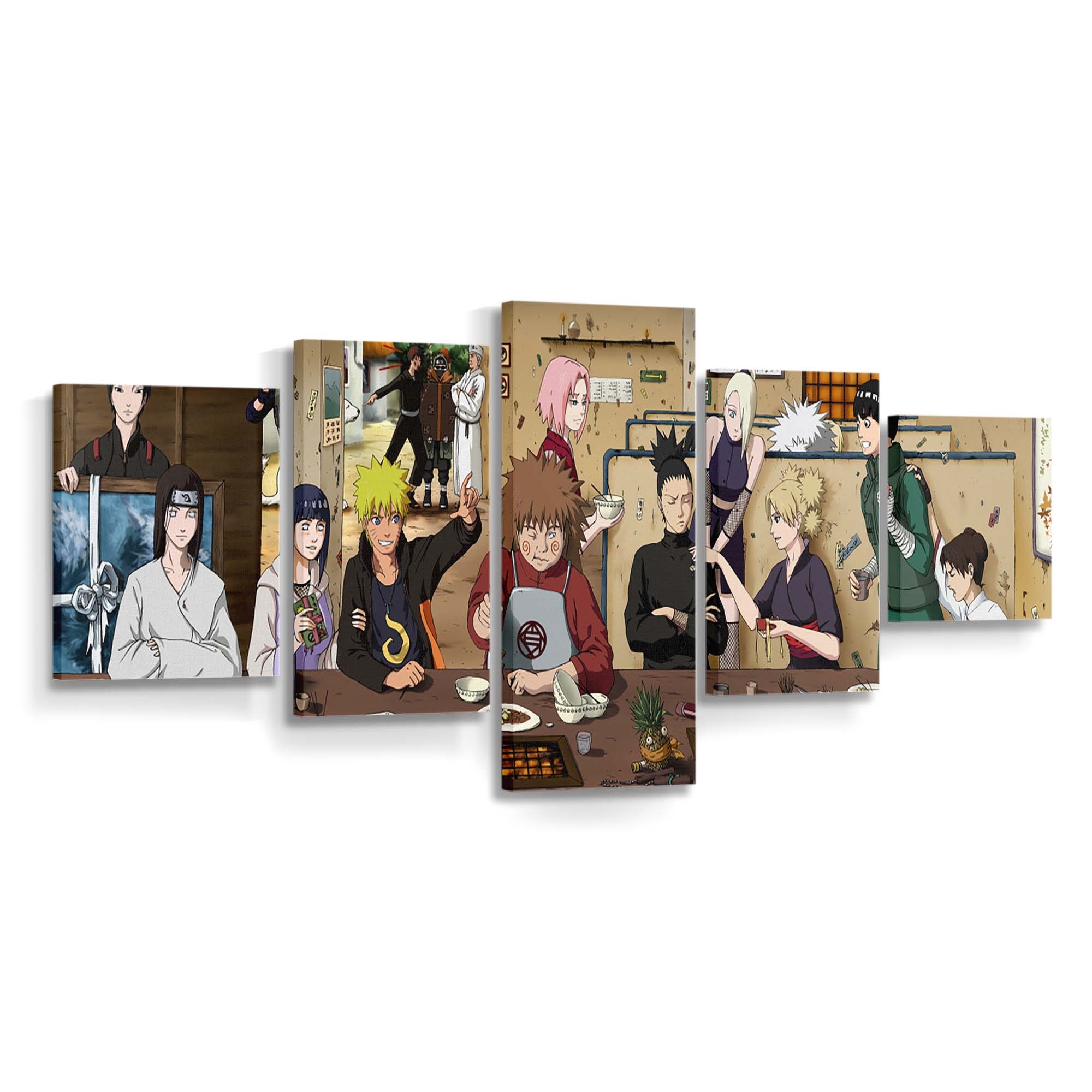 Anime Hatake Kakashi Naruto Shippuuden Uzumaki Naruto Manga Haruno Sakura - Anime Wandbild - Leinwandbild animehatake kakashinaruto shippuudenuzumaki narutomangaharuno sakura