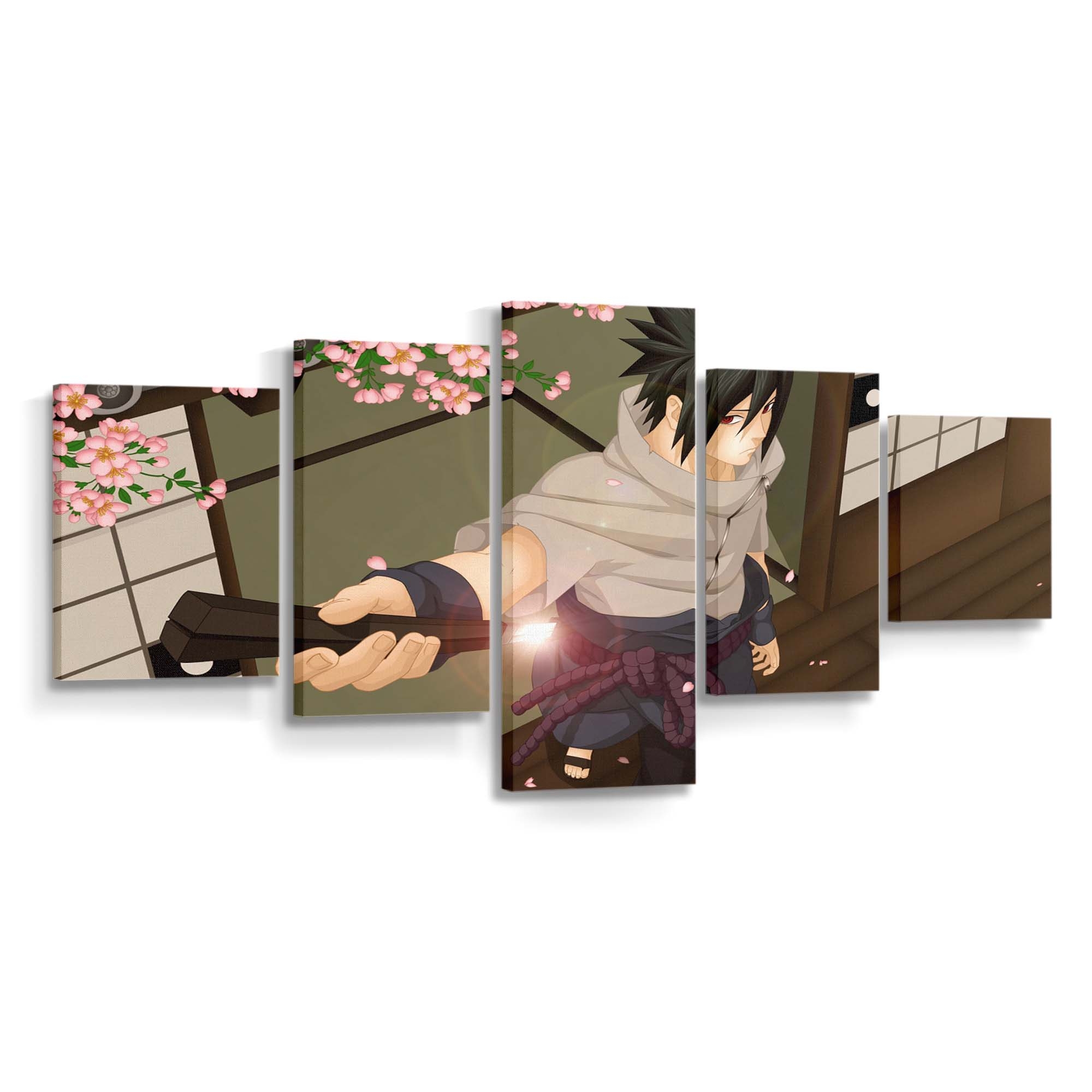 Anime Manga Naruto Shippuuden Uchiha Sasuke Anime Boys - Anime Wandbild - Leinwandbild animemanganaruto shippuudenuchiha sasukescreenshotanime boys