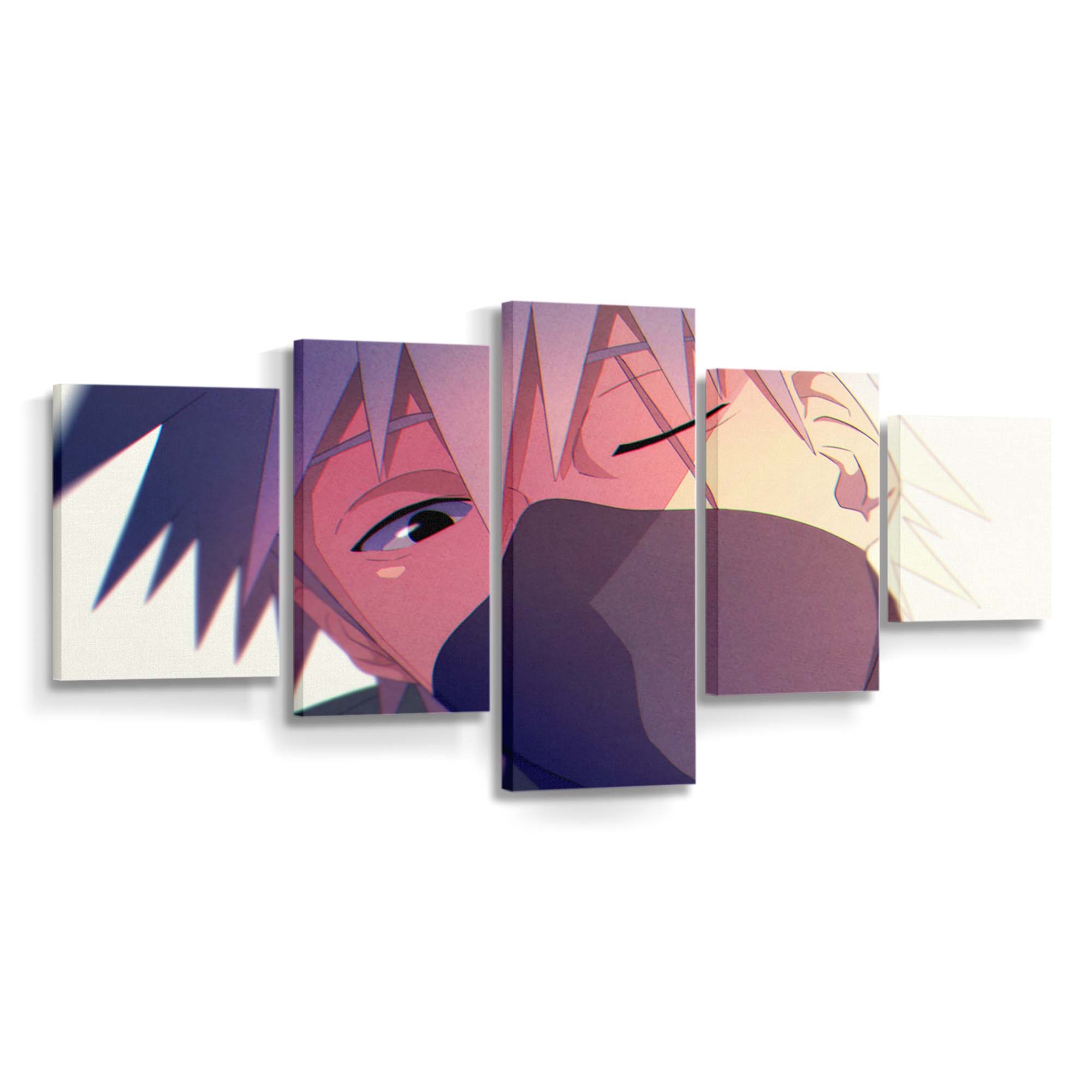Naruto Anime – Hatake Kakashi, Der Legendäre Kopierninja Von Konoha - Anime Wandbild - Leinwandbild animenaruto animehatake kakashi