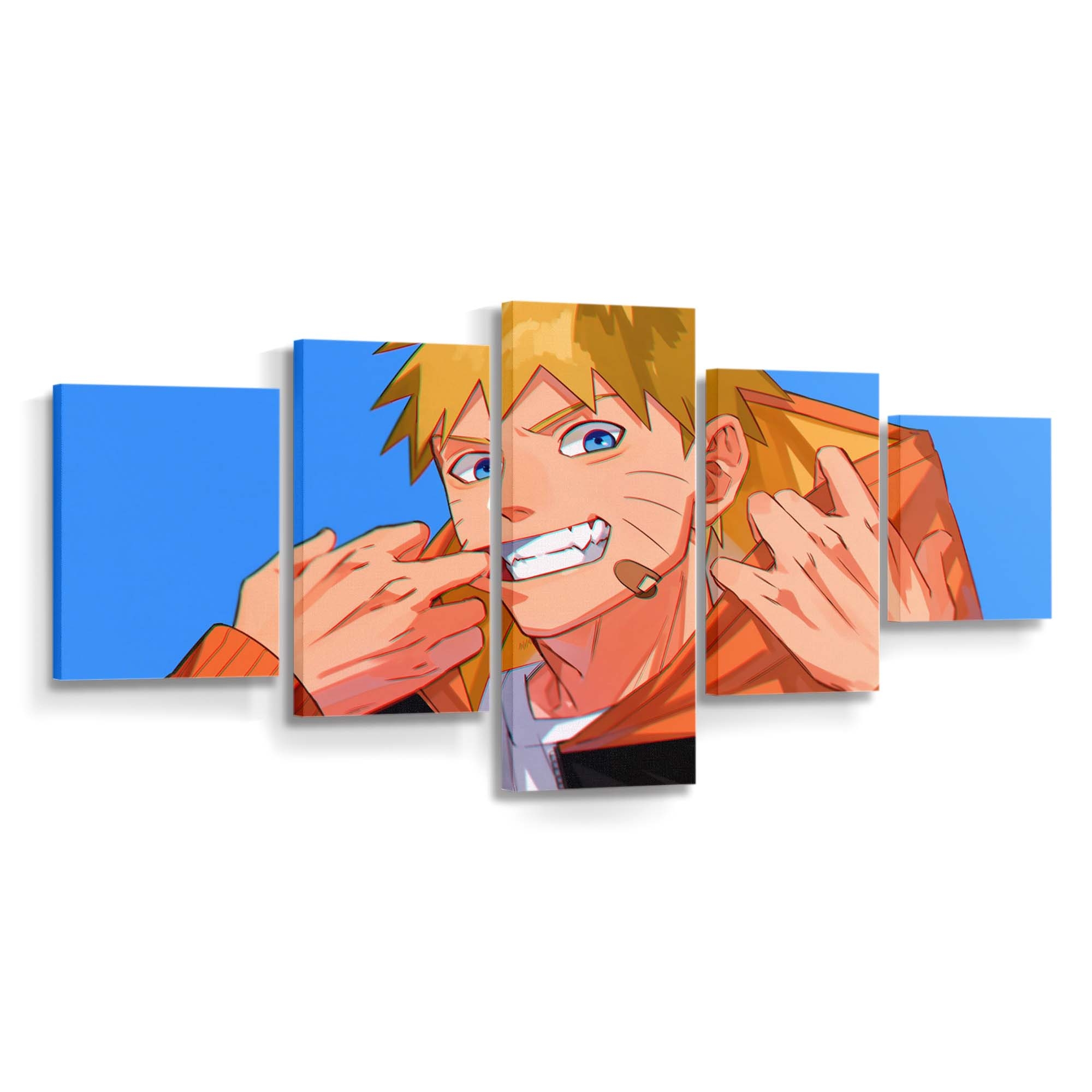 Anime Naruto Anime Uzumaki Naruto Street Style Clocks - Anime Wandbild - Leinwandbild animenaruto animeuzumaki narutostreet styleclocks