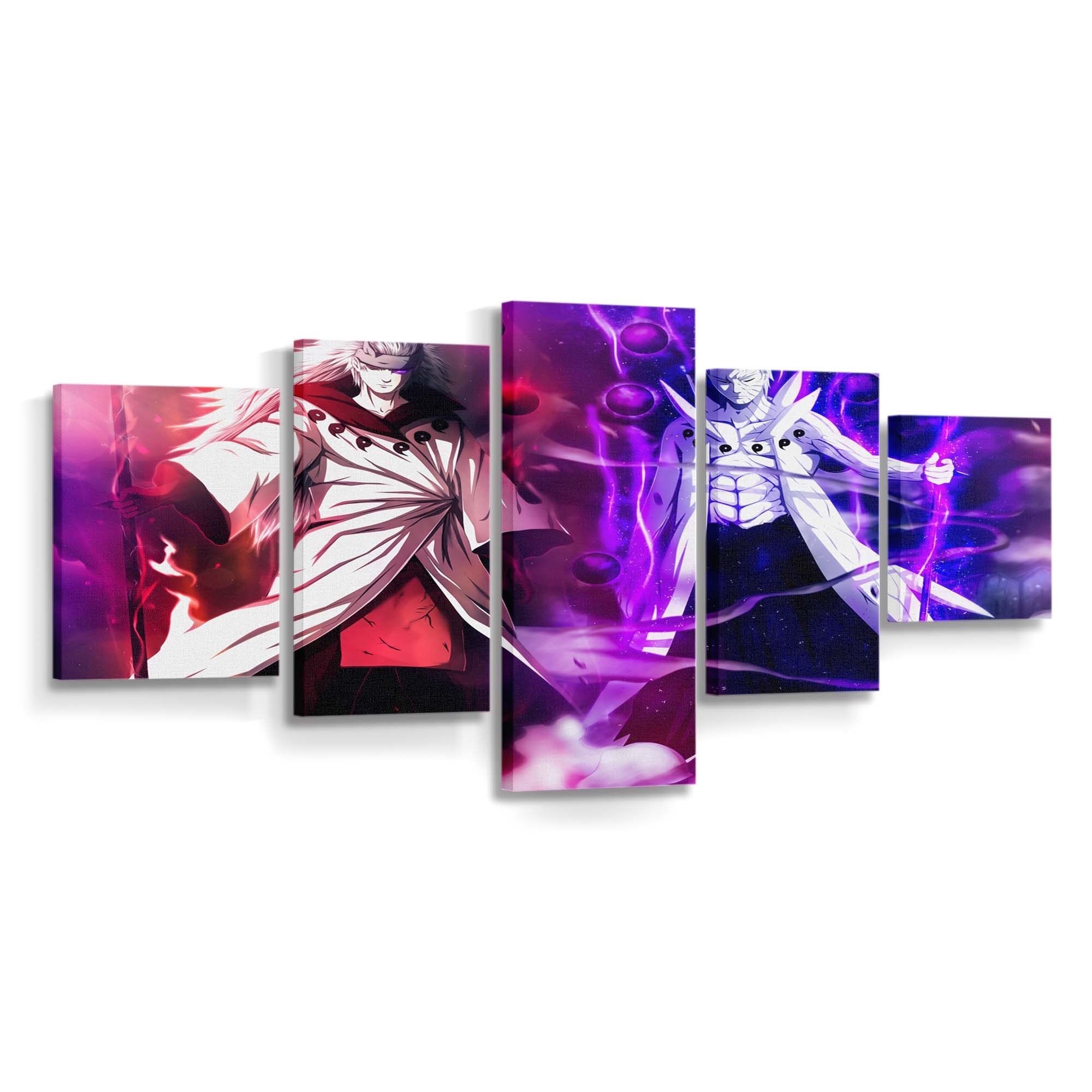 Anime Naruto Shippuuden Uchiha Madara Uchiha Obito - Anime Wandbild - Leinwandbild animenaruto shippuuden4105x3268 pxuchiha madarauchiha obito