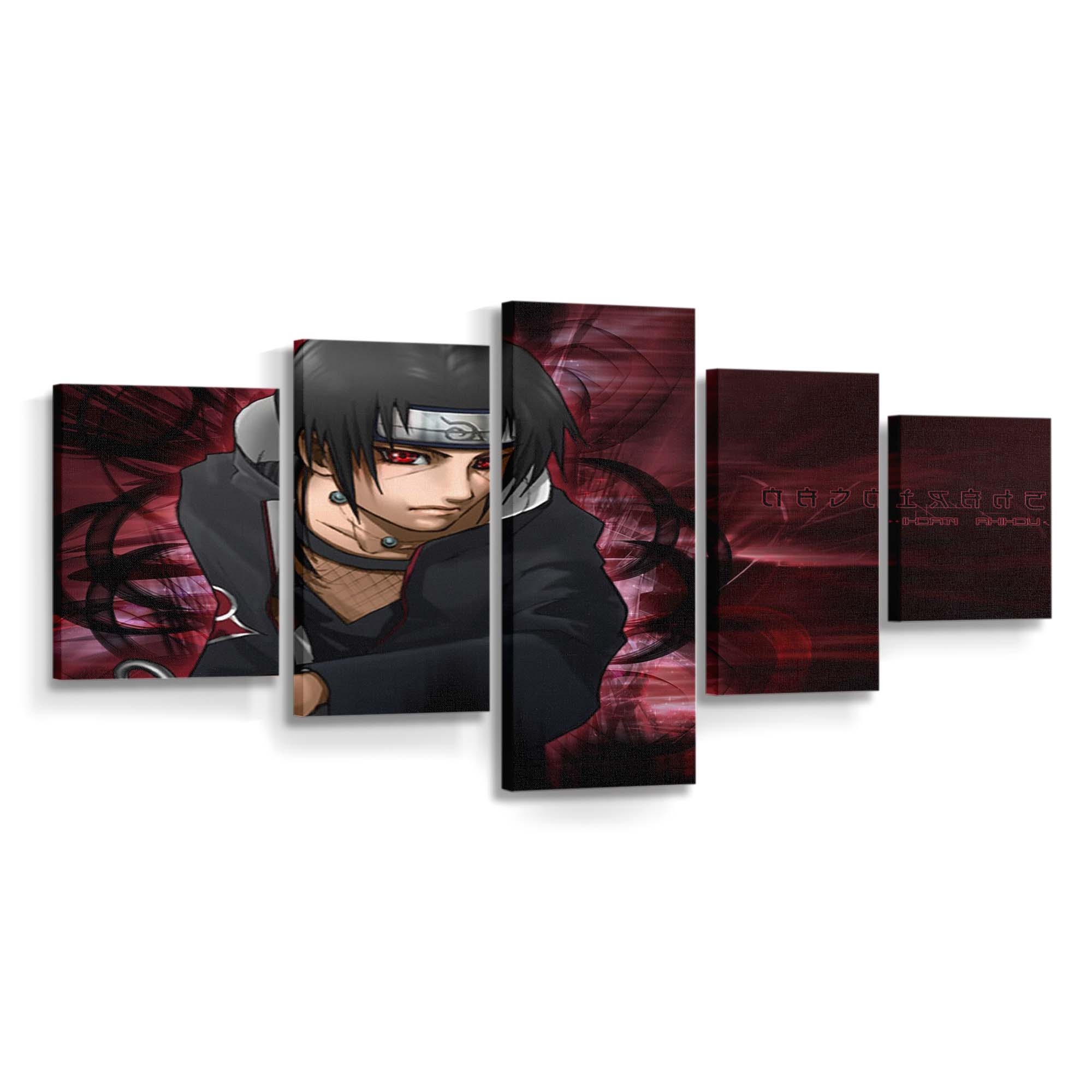 Anime Naruto Shippuuden Akatsuki Uchiha Itachi Darkness - Anime Wandbild - Leinwandbild animenaruto shippuudenakatsukiuchiha itachidarknessscreenshot