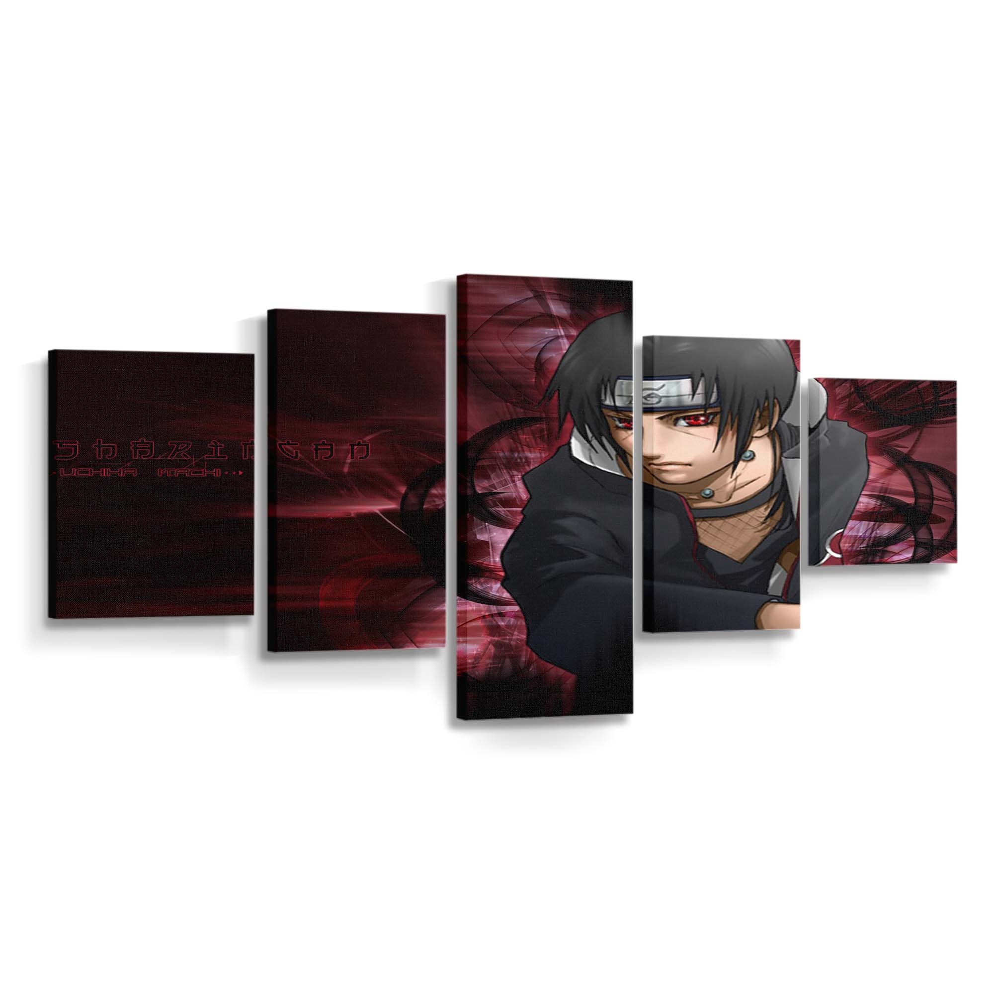 Anime Naruto Shippuuden Akatsuki Uchiha Itachi Darkness - Anime Wandbild - Leinwandbild animenaruto shippuudenakatsukiuchiha itachidarknessscreenshot 0001