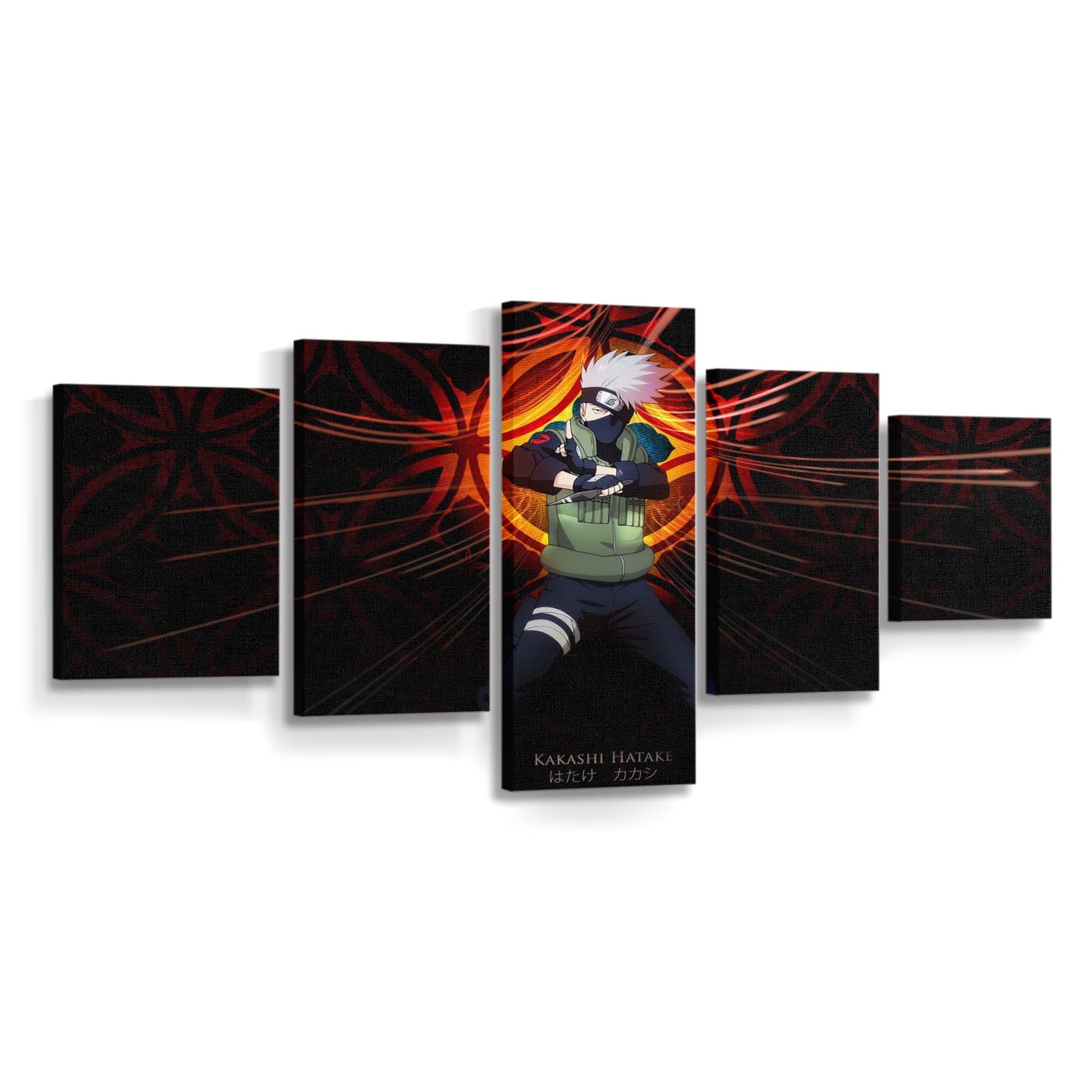 Anime Naruto Shippuuden Hatake Kakashi Darkness - Anime Wandbild - Leinwandbild animenaruto shippuudenhatake kakashidarknessscreenshotcomputer wallpaper