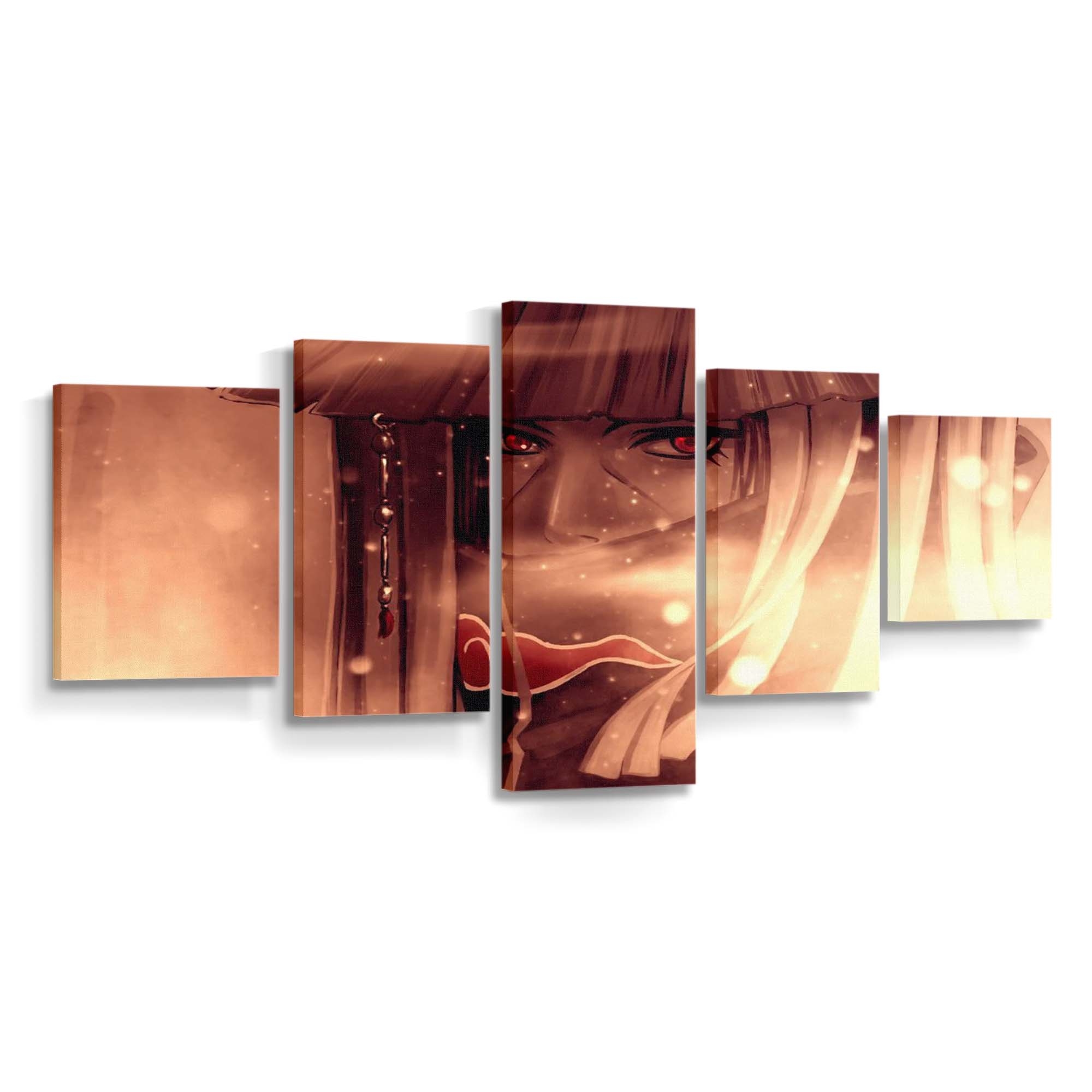 Anime Naruto Shippuuden Red Hat Manga Emotion - Anime Wandbild - Leinwandbild animenaruto shippuudenredhatmangaemotion