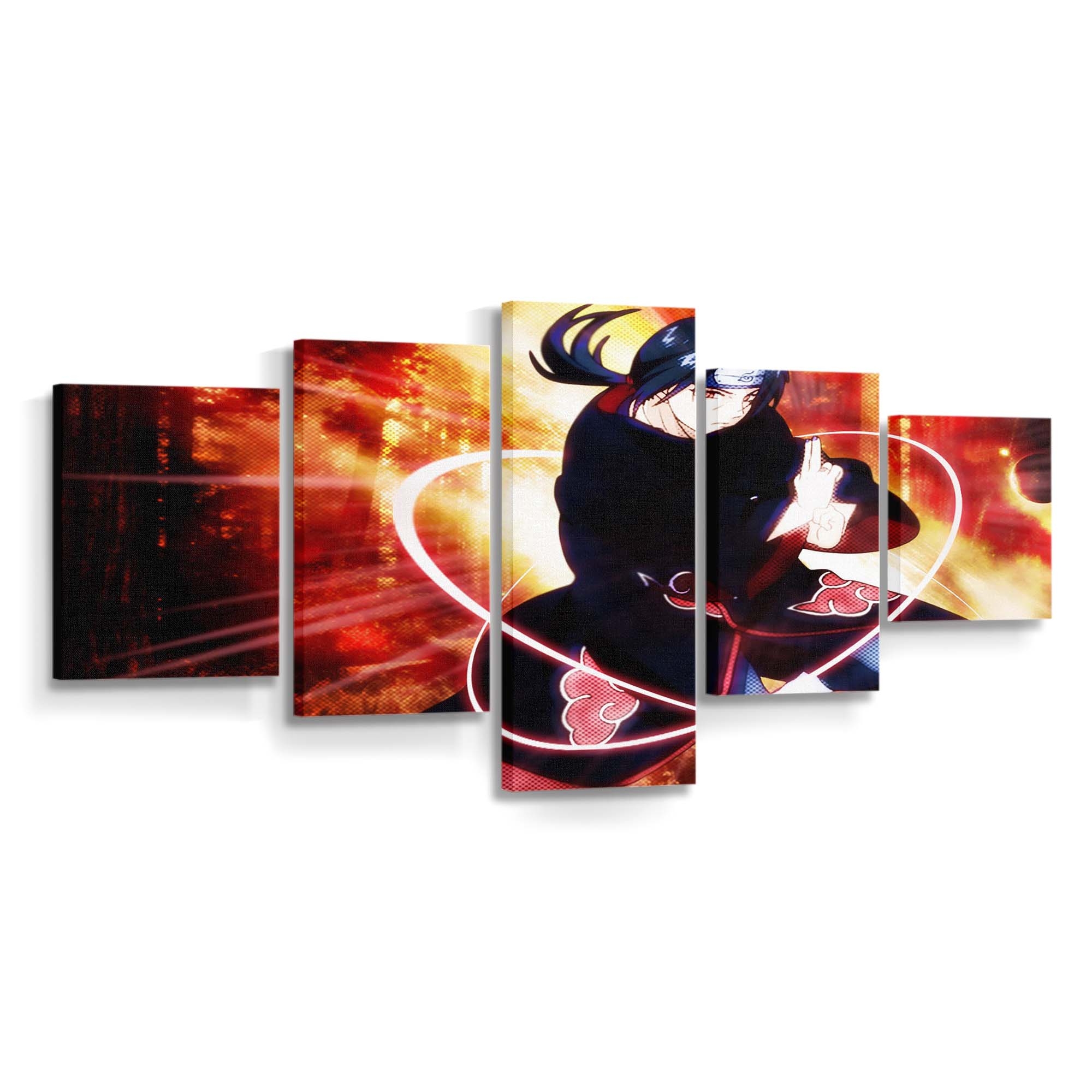 Anime Naruto Shippuuden Superhero Akatsuki Uchiha Itachi - Anime Wandbild - Leinwandbild animenaruto shippuudenscreenshotsuperheroakatsukiuchiha itachi