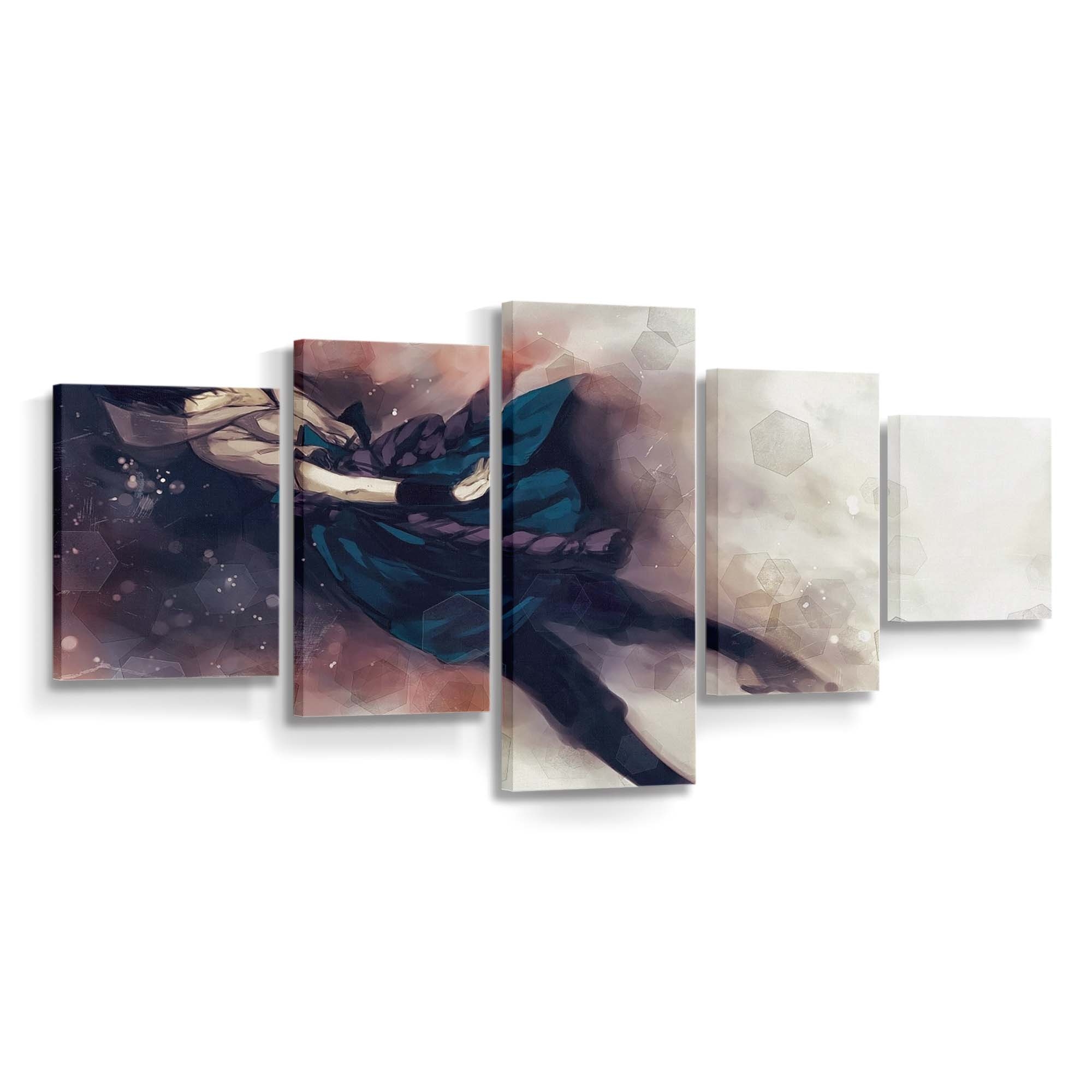 Anime Naruto Shippuuden Uchiha Sasuke Anime Girls Hexagon - Anime Wandbild - Leinwandbild animenaruto shippuudenuchiha sasukeanime girlshexagoncomputer wallpaper