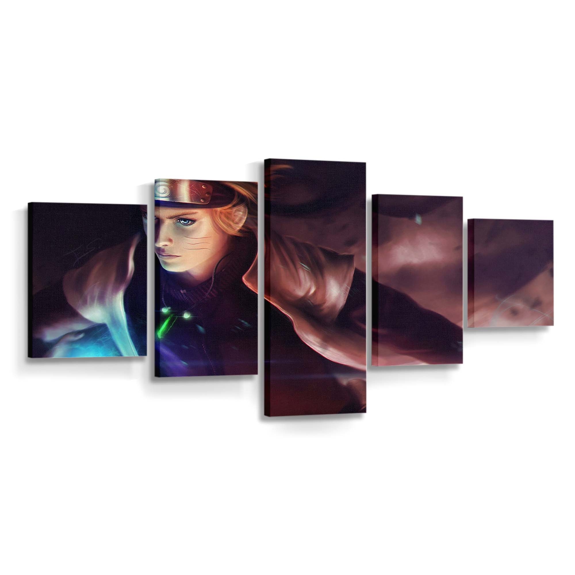 Anime Naruto Shippuuden Uzumaki Naruto Blonde Blue Eyes Fan Art - Anime Wandbild - Leinwandbild animenaruto shippuudenuzumaki narutoblondeblue eyesfan art