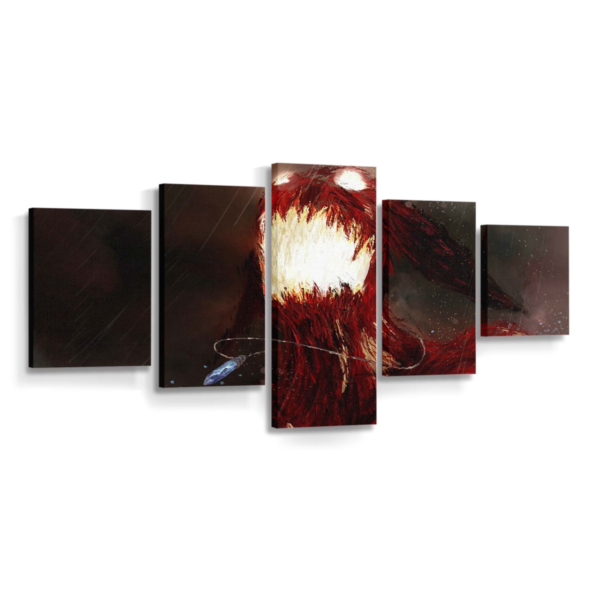 Anime Naruto Shippuuden Uzumaki Naruto Demon Blood Mythology - Anime Wandbild - Leinwandbild animenaruto shippuudenuzumaki narutodemonbloodmythology