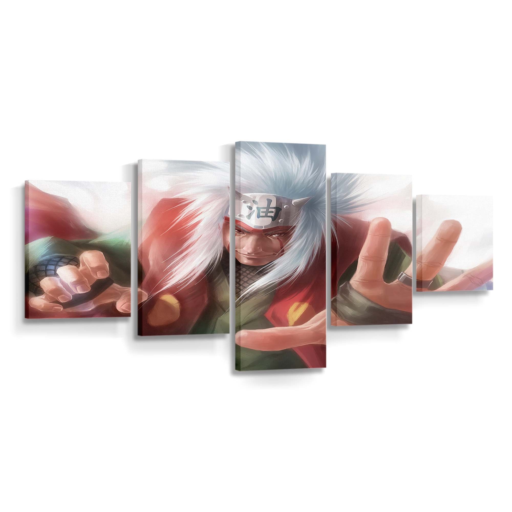 Anime Naruto Jiraiya Art Man Character - Anime Wandbild - Leinwandbild animenarutojiraiyaartmancharacter