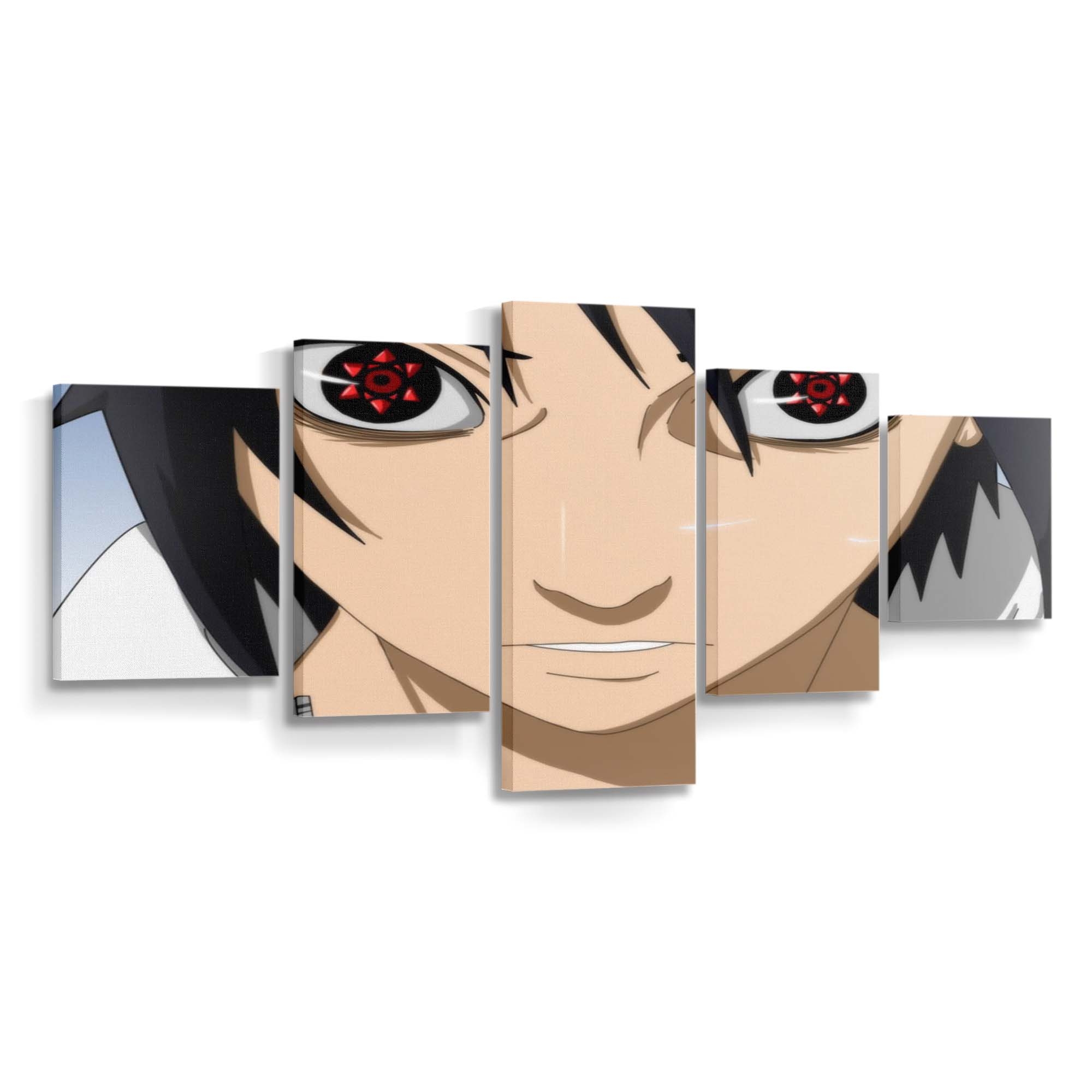 Anime Naruto Sharingan Eyes Unusual Uchiha Izuna - Anime Wandbild - Leinwandbild animenarutosharinganeyesunusualuchiha izuna