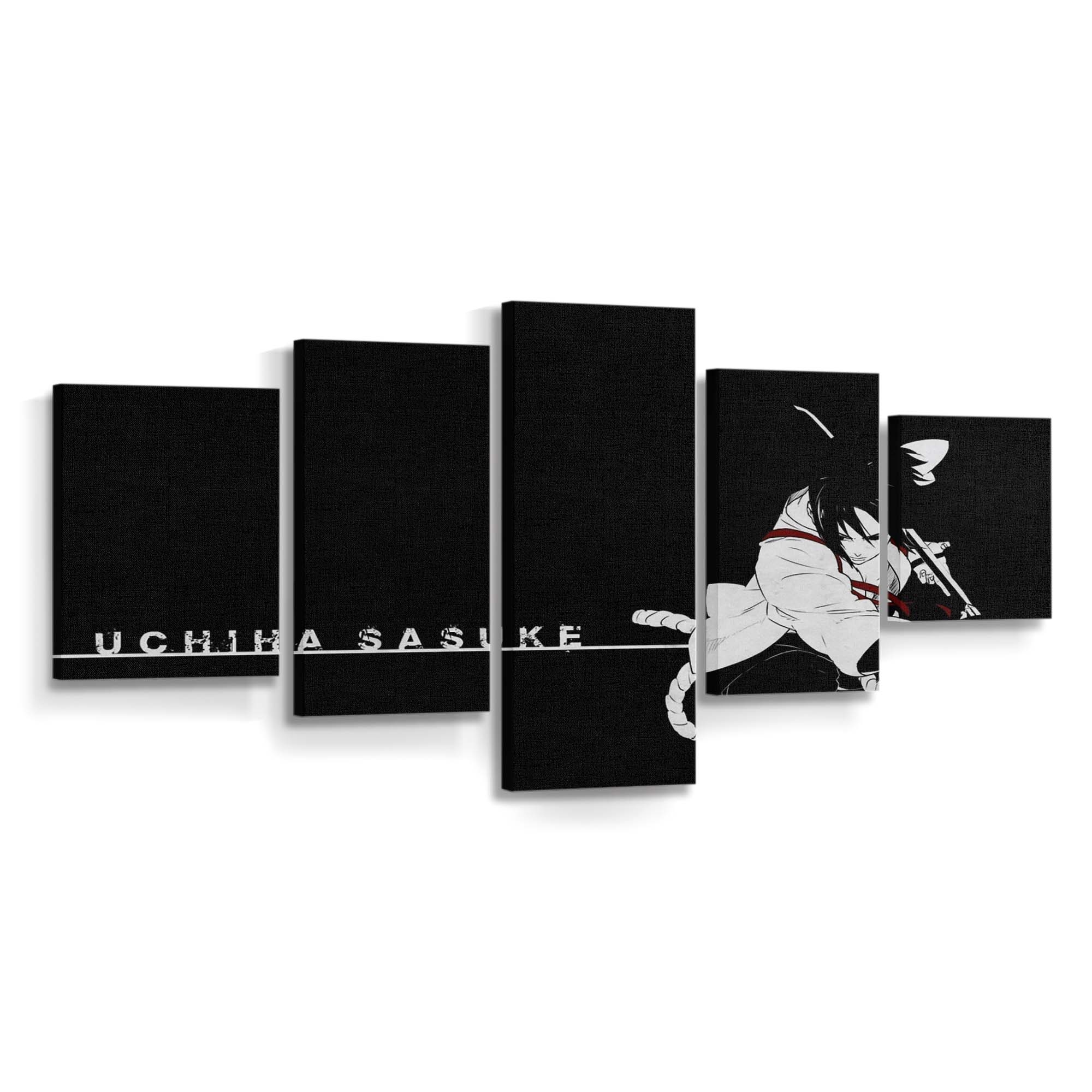 Art Naruto Uchiha Sasuke Person - Anime Wandbild - Leinwandbild artnarutouchiha sasukeperson