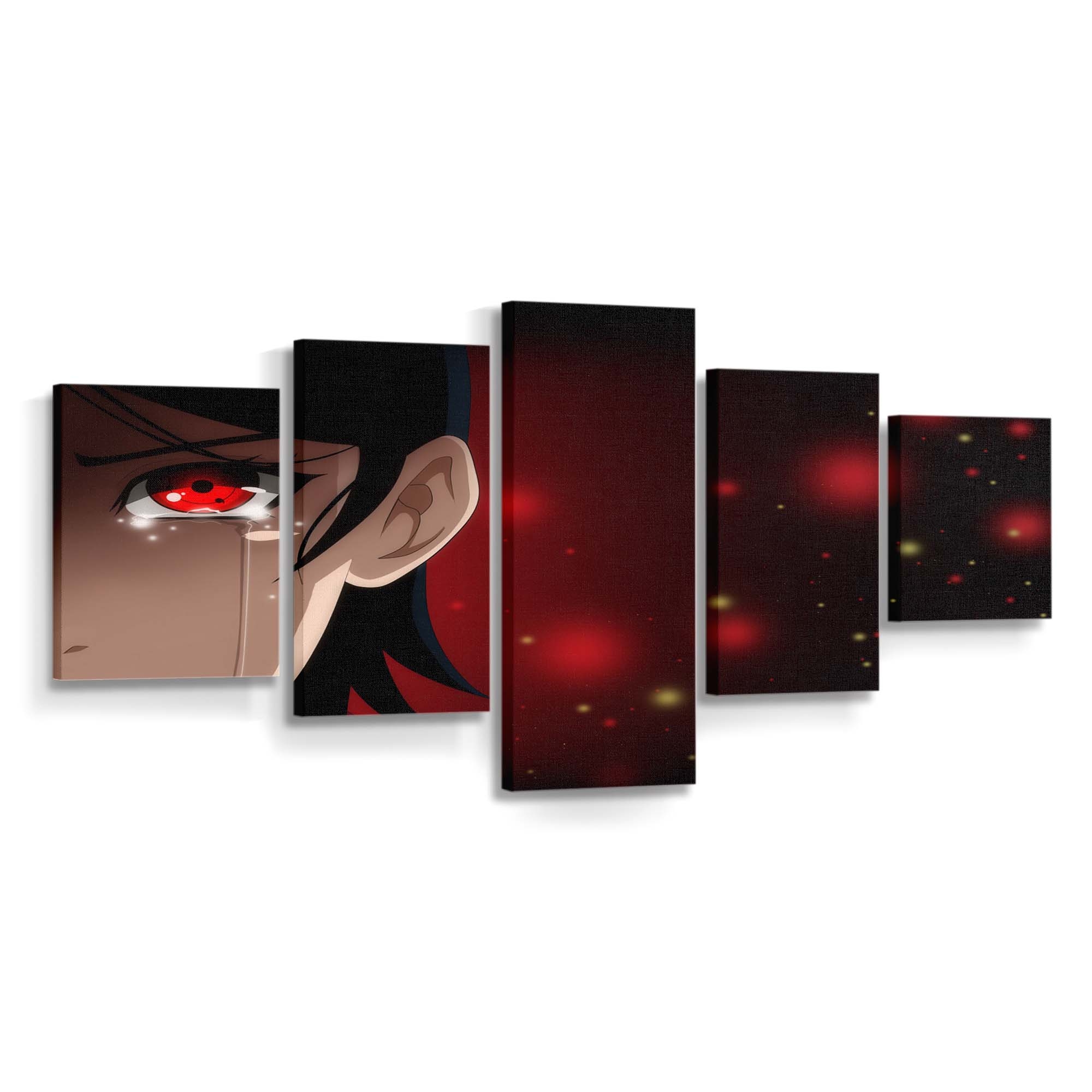 Face Anime Tears Sarada Uchiha Art - Anime Wandbild - Leinwandbild faceillustrationanimetearssarada uchihaart