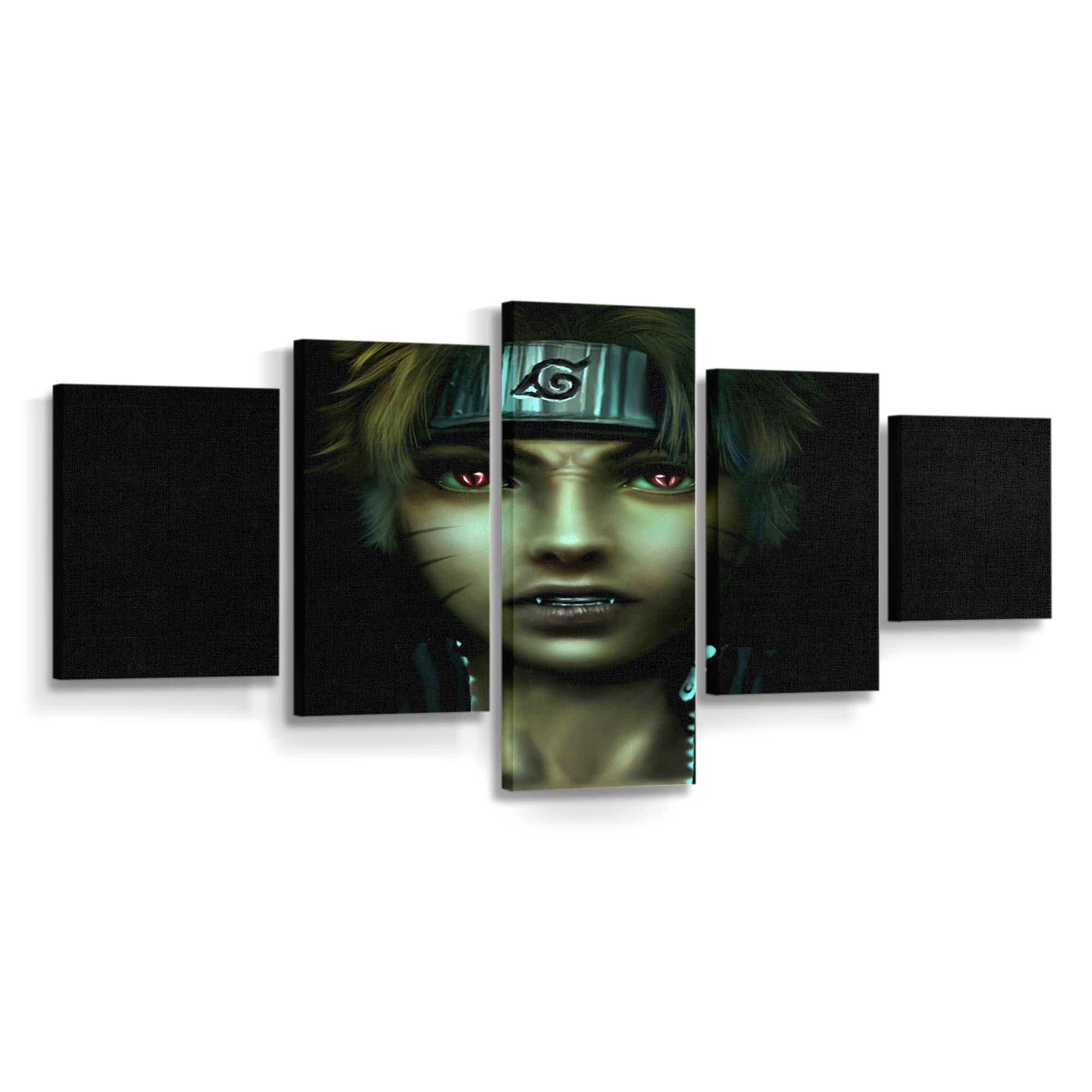 Face Uzumaki Naruto Portrait Head Eye - Anime Wandbild - Leinwandbild faceillustrationuzumaki narutoportraitheadeye