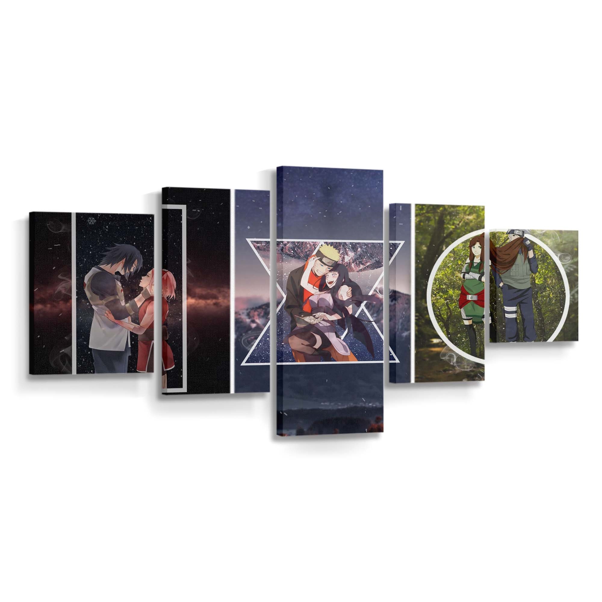 Haruno Sakura Naruto Shippuuden Uchiha Sasuke Hatake Kakashi Hyuuga Hinata - Anime Wandbild - Leinwandbild haruno sakuranaruto shippuudenuchiha sasuke2560x1440 pxhatake kakashihyuuga hinata