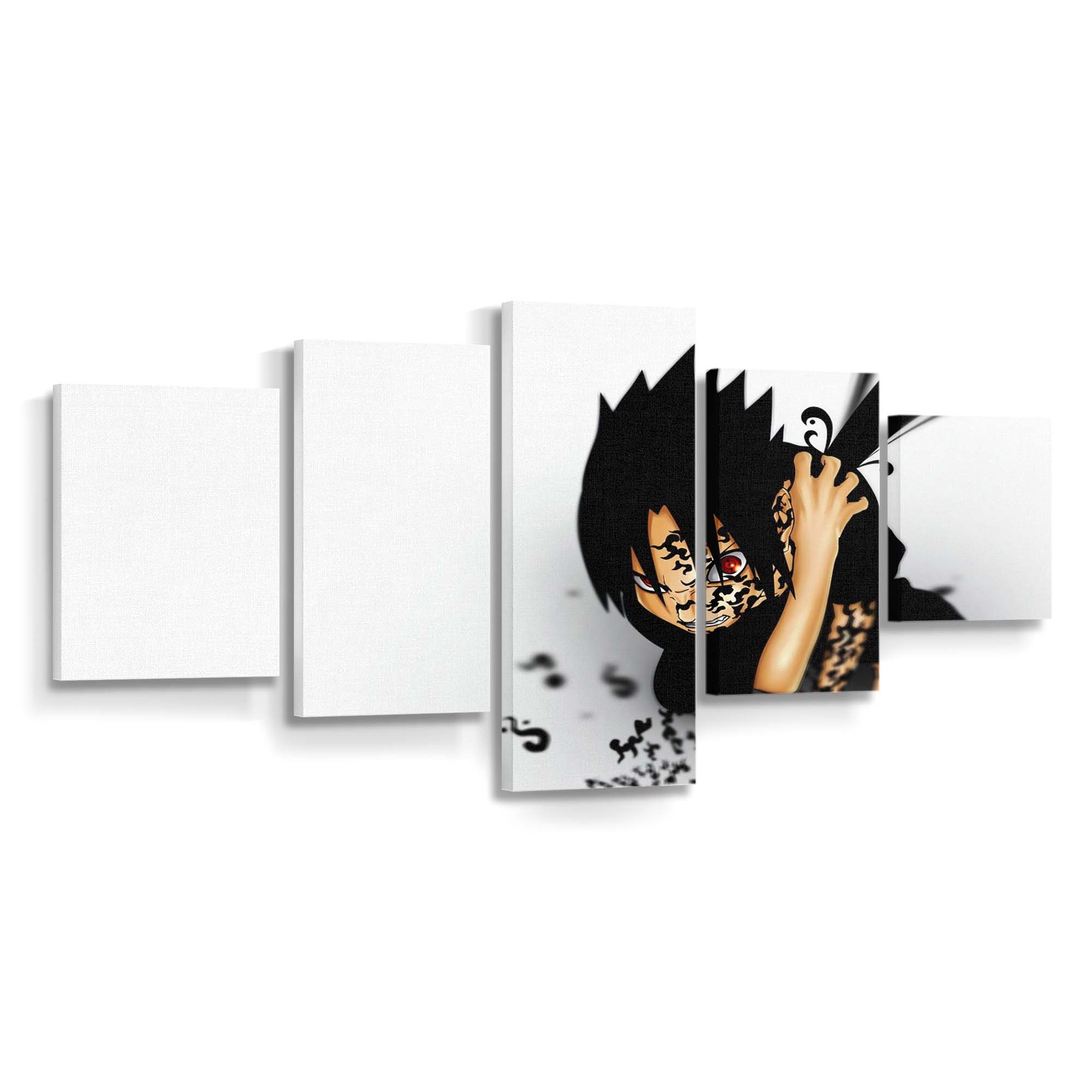 Anime Boys Cartoon Naruto Shippuuden Simple - Anime Wandbild - Leinwandbild illustrationanimeanime boyscartoonnaruto shippuudensimple background