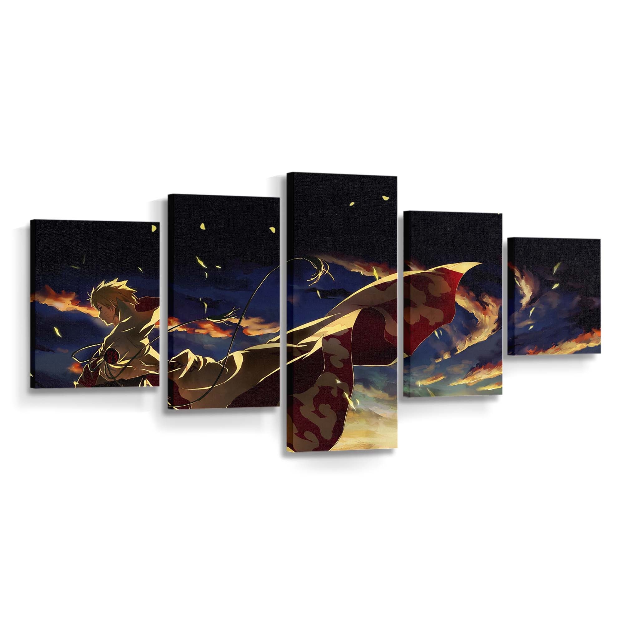 Anime Boys Naruto Shippuuden Uzumaki Naruto Hokage - Anime Wandbild - Leinwandbild illustrationanimeanime boysnaruto shippuudenuzumaki narutohokage