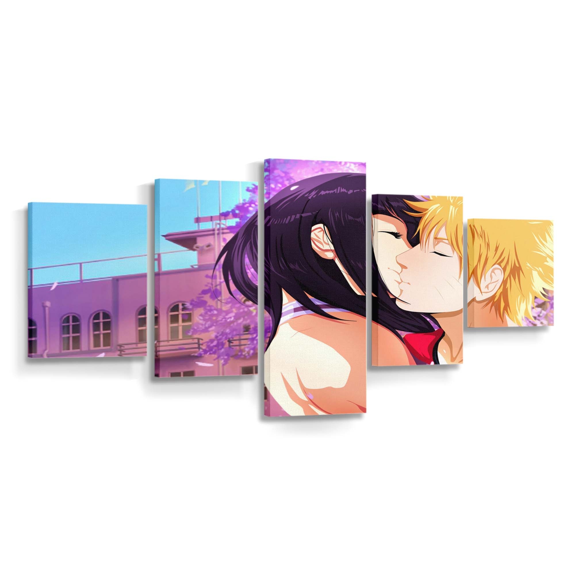 Anime Girls Anime Boys Artwork Manga - Anime Wandbild - Leinwandbild illustrationanimeanime girlsanime boysartworkmanga