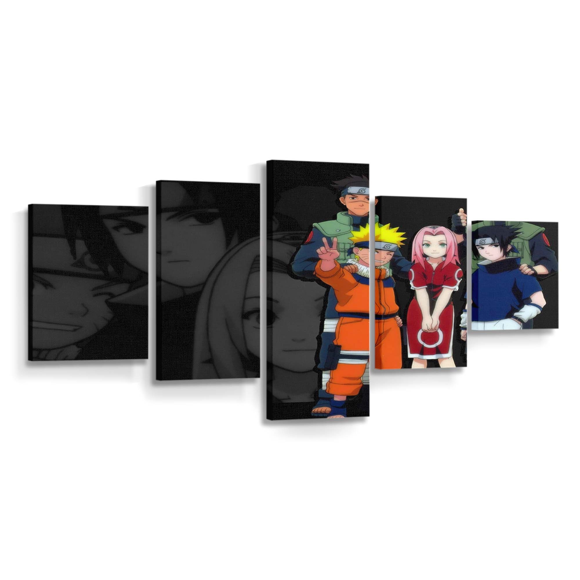 Anime Girls Anime Boys Cartoon Hatake Kakashi - Anime Wandbild - Leinwandbild illustrationanimeanime girlsanime boyscartoonhatake kakashi