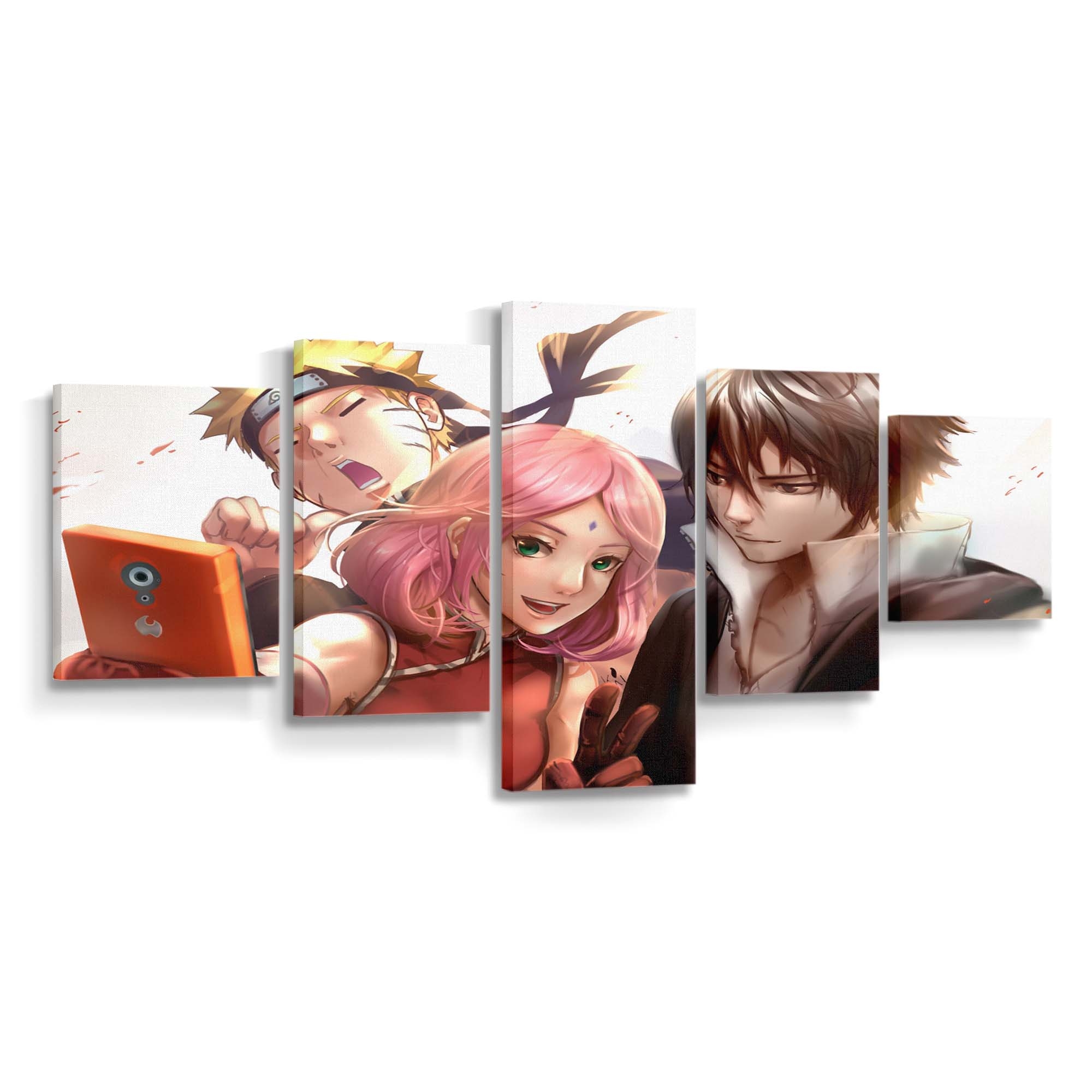 Anime Girls Manga Cartoon Naruto Shippuuden - Anime Wandbild - Leinwandbild illustrationanimeanime girlsmangacartoonnaruto shippuuden