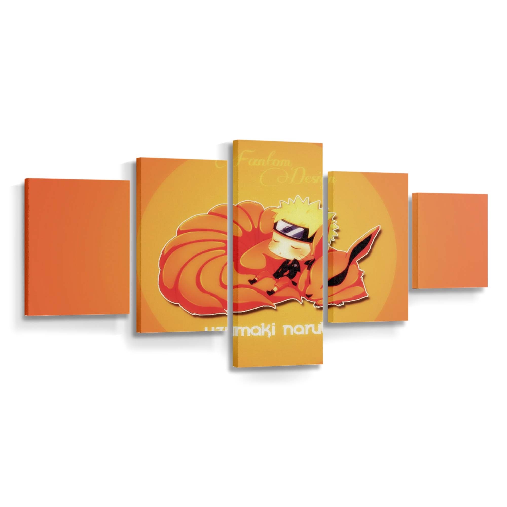 Anime Cartoon Chibi Text Logo - Anime Wandbild - Leinwandbild