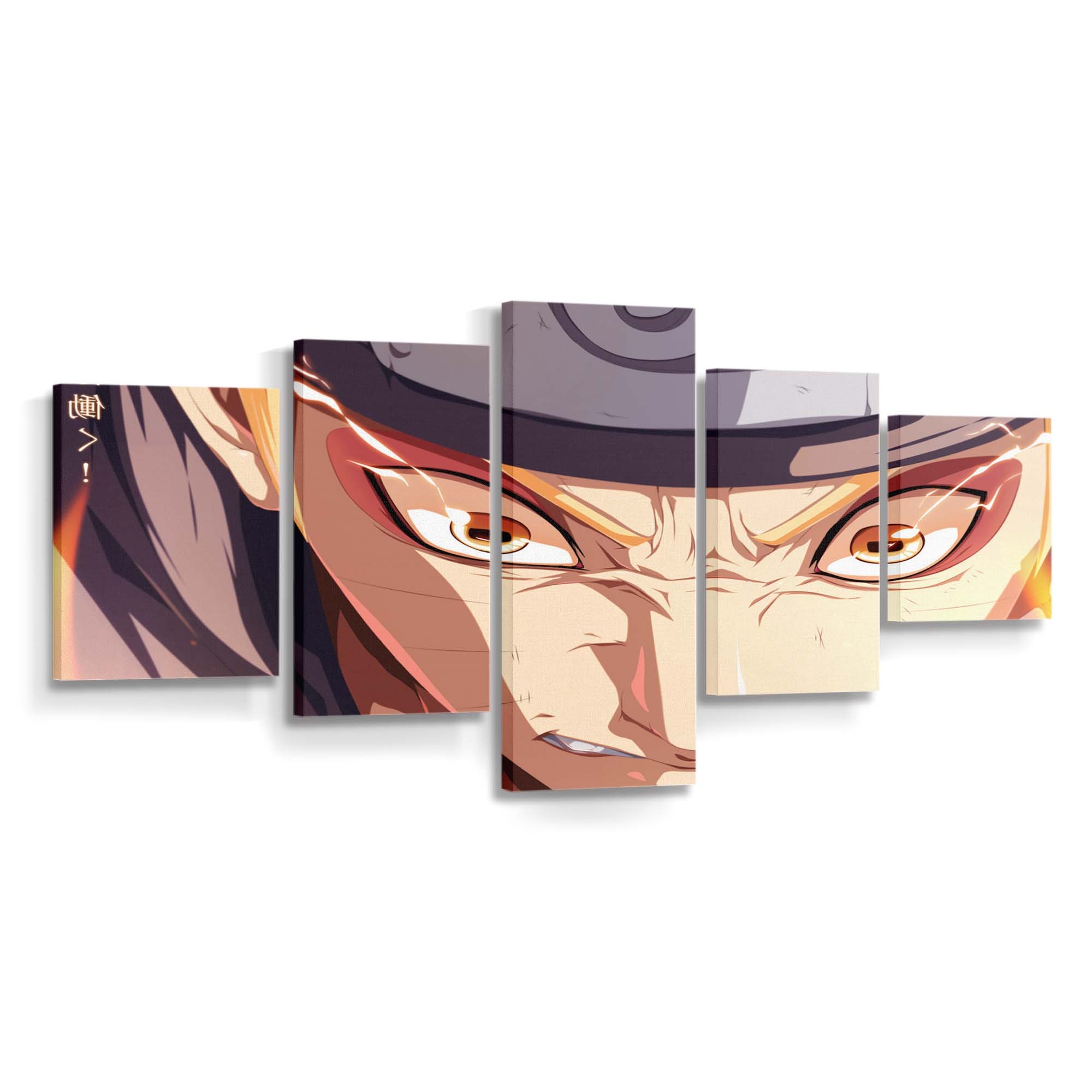 Anime Cartoon Naruto Shippuuden Anime Boys Black Hair - Anime Wandbild - Leinwandbild illustrationanimecartoonnaruto shippuudenanime boysblack hair
