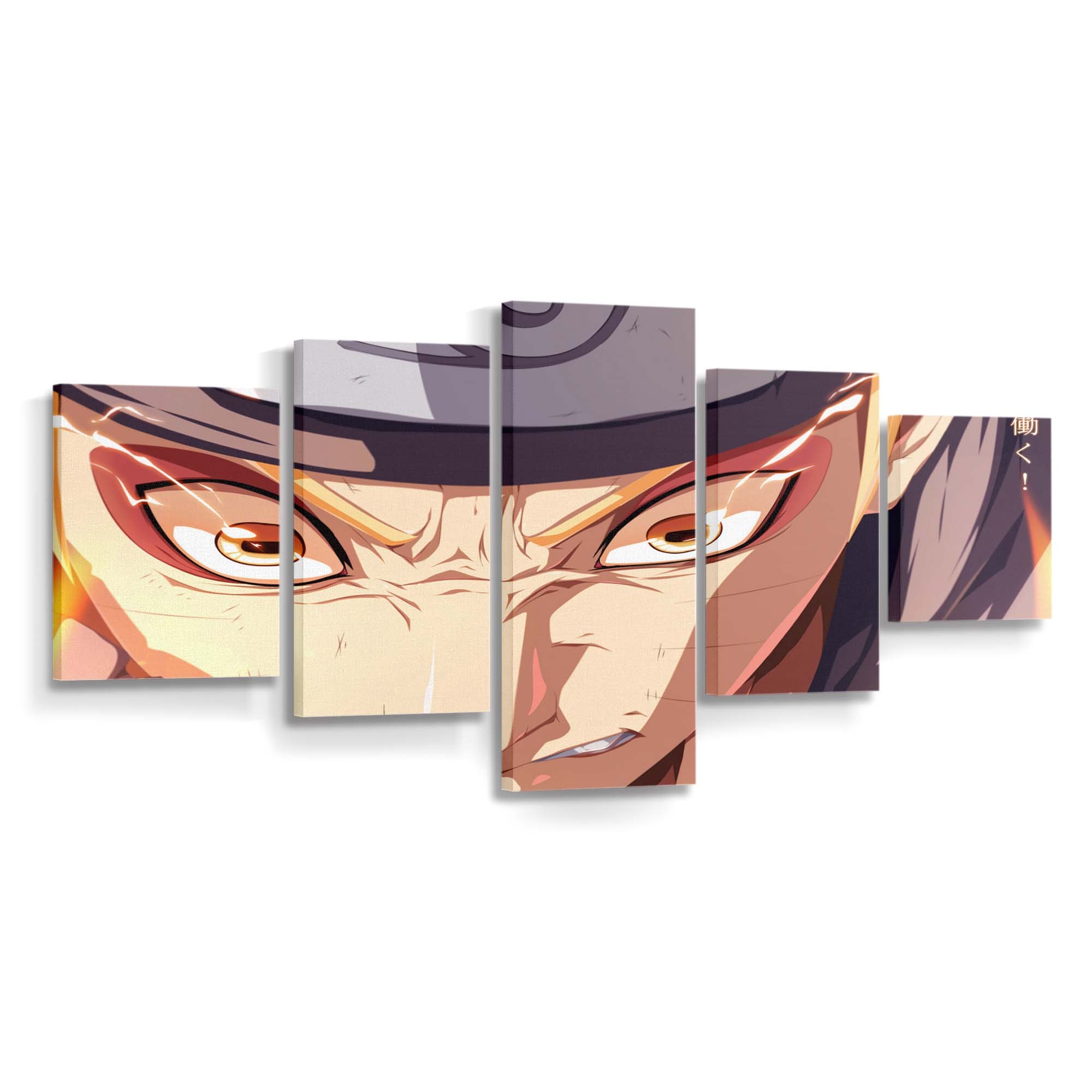 Anime Cartoon Naruto Shippuuden Uzumaki Naruto Anime Boys - Anime Wandbild - Leinwandbild illustrationanimecartoonnaruto shippuudenuzumaki narutoanime boys