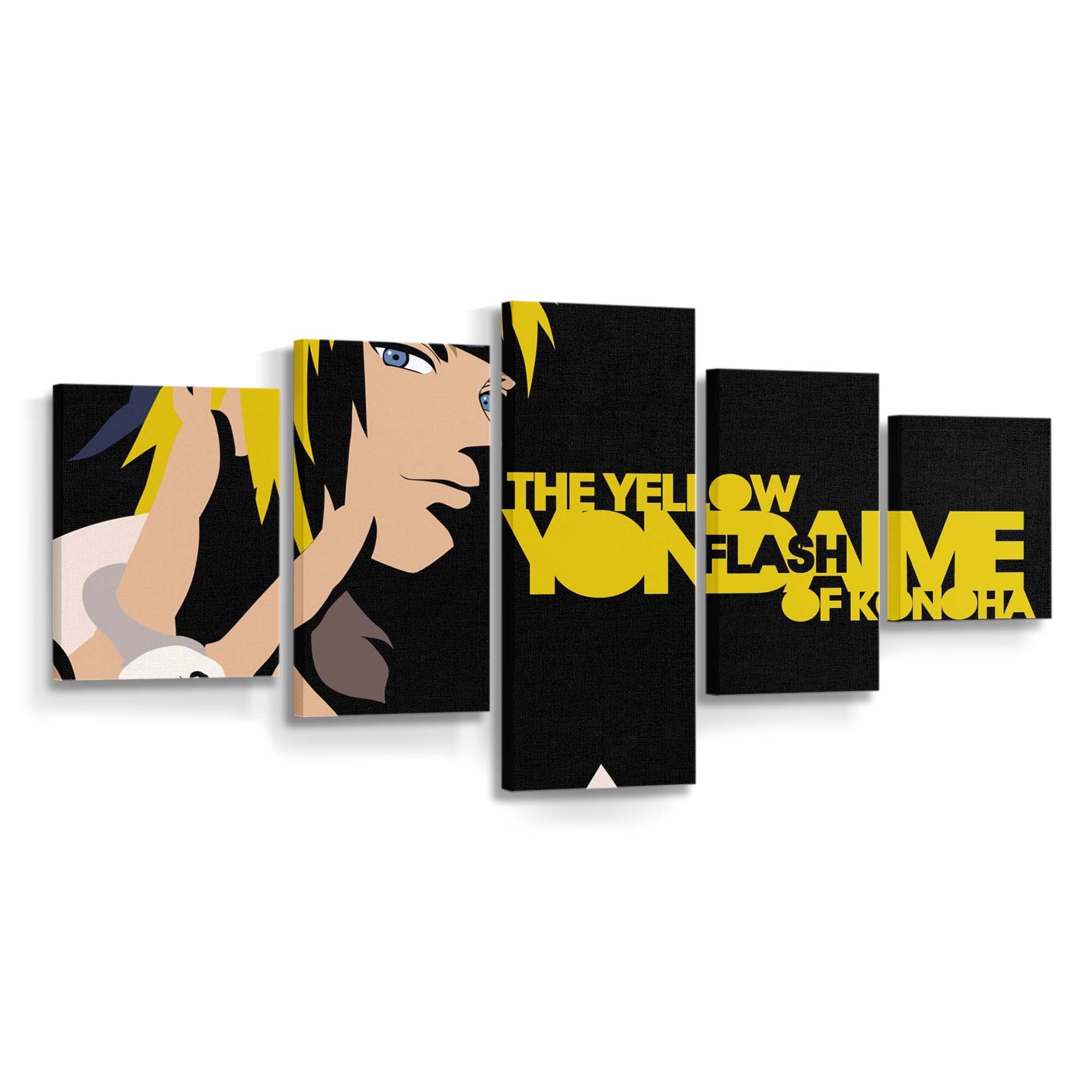 Anime Minimalism Typography Text Logo - Anime Wandbild - Leinwandbild