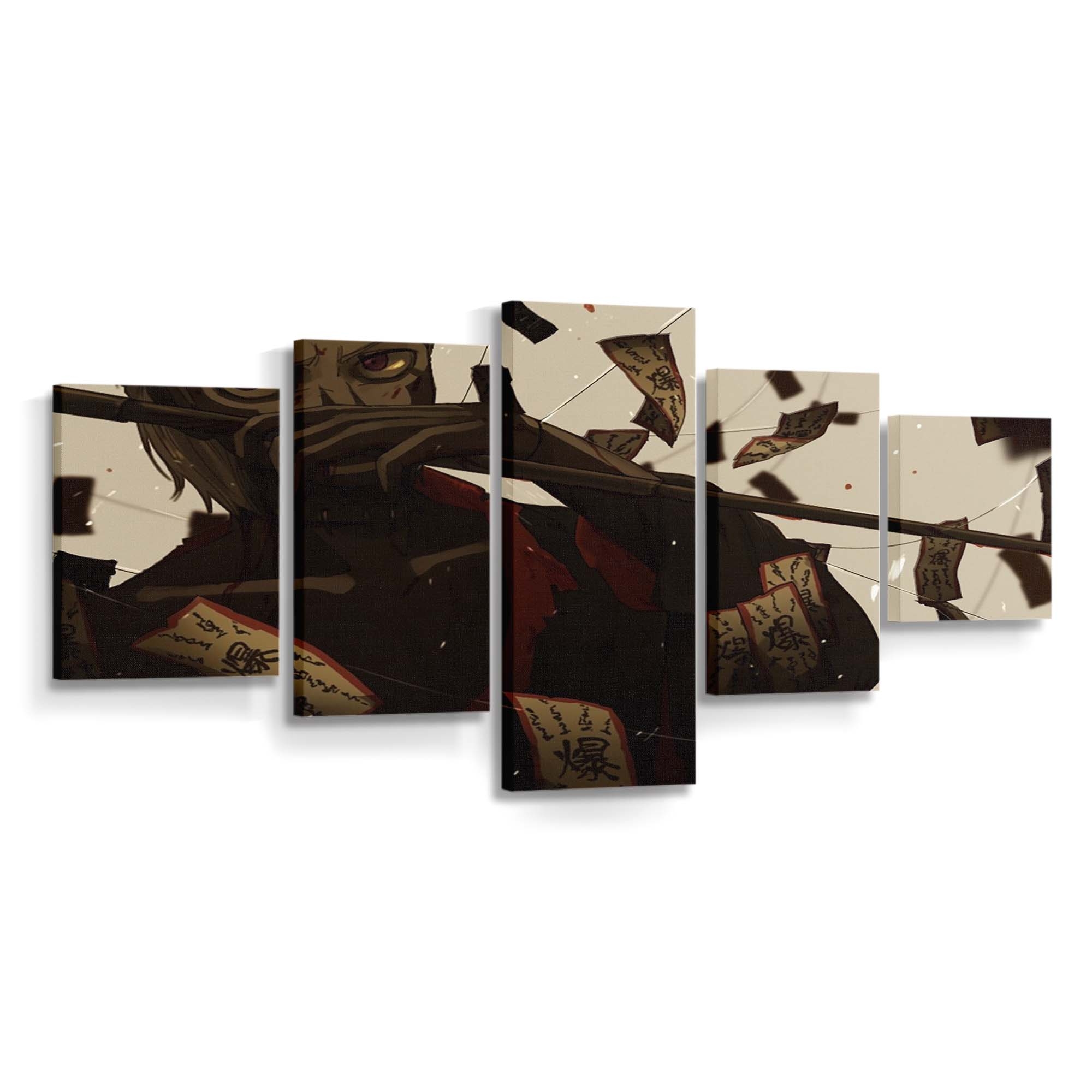 Anime Naruto Shippuuden Akatsuki Comics Hidan - Anime Wandbild - Leinwandbild illustrationanimenaruto shippuudenakatsukicomicshidan