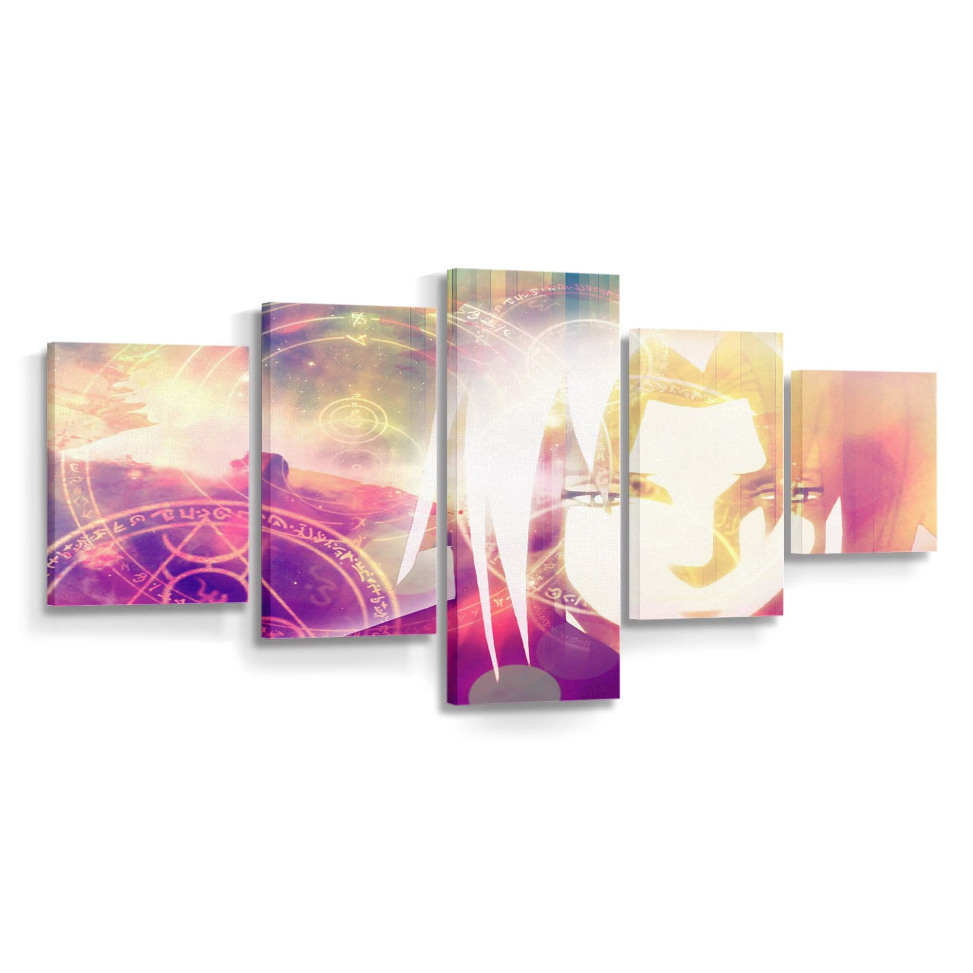 Anime Naruto Shippuuden Haruno Sakura Full Metal Alchemist Symbols - Anime Wandbild - Leinwandbild illustrationanimenaruto shippuudenharuno sakurafull metal alchemistsymbols