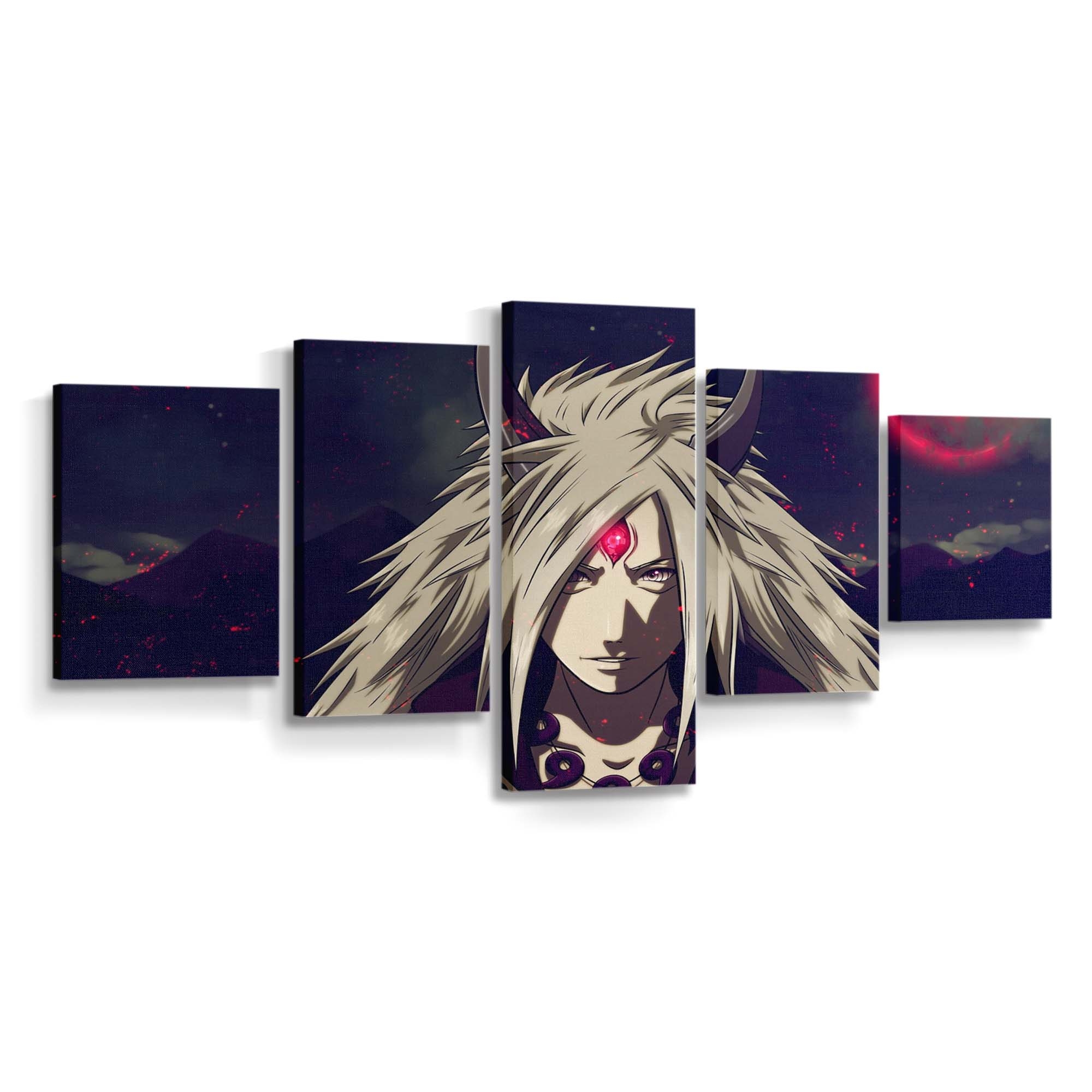 Anime Naruto Shippuuden Uchiha Madara Sage Of Six Paths Eternal Tsukuyomi - Anime Wandbild - Leinwandbild illustrationanimenaruto shippuudenuchiha madarasage of six pathseternal tsukuyomi
